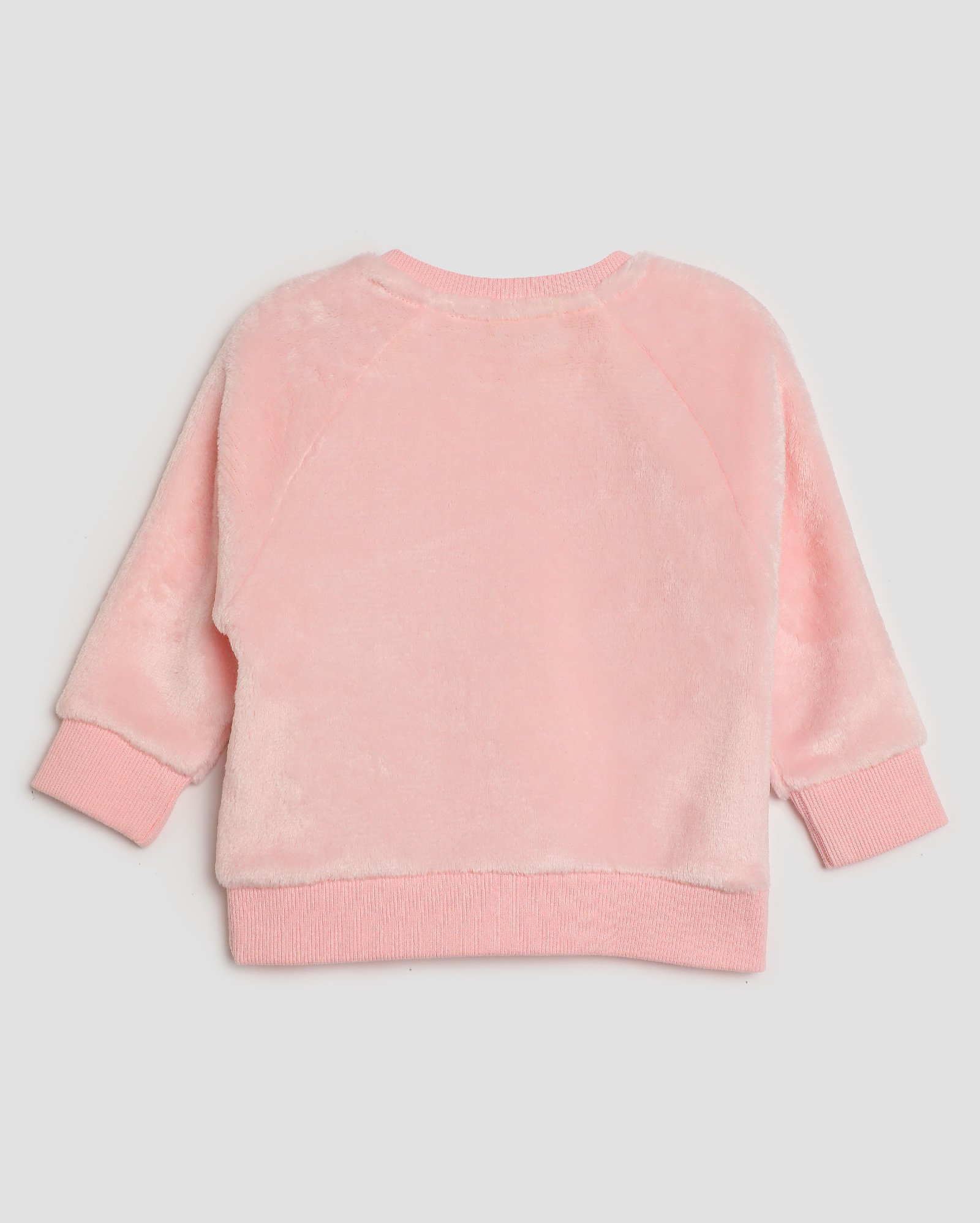 Blusa bebê fleece raposa com orelhas rosa | Baby Way by Riachuelo