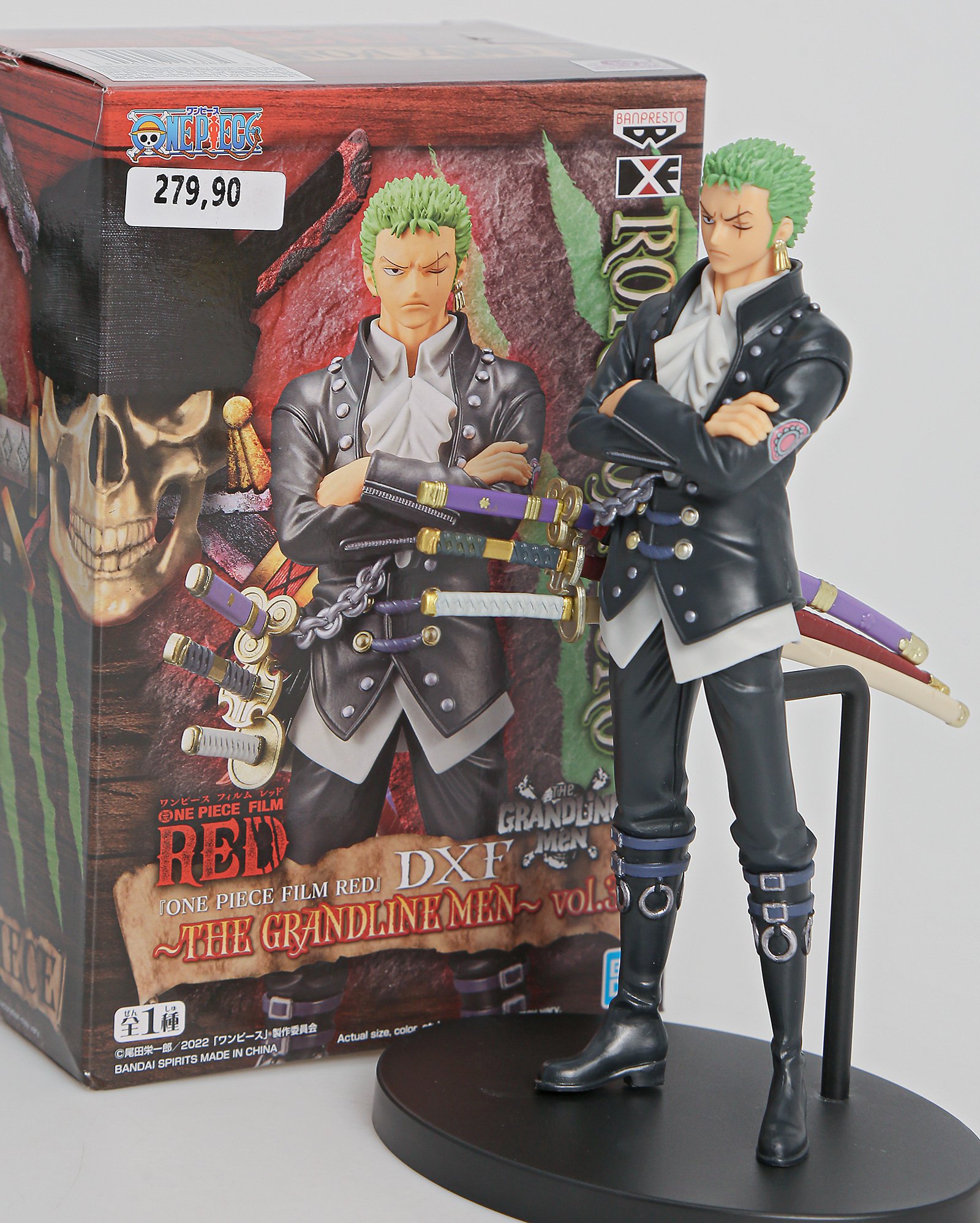 Riachuelo | Action figure Roronoa Zoro One Piece 141286 multicor