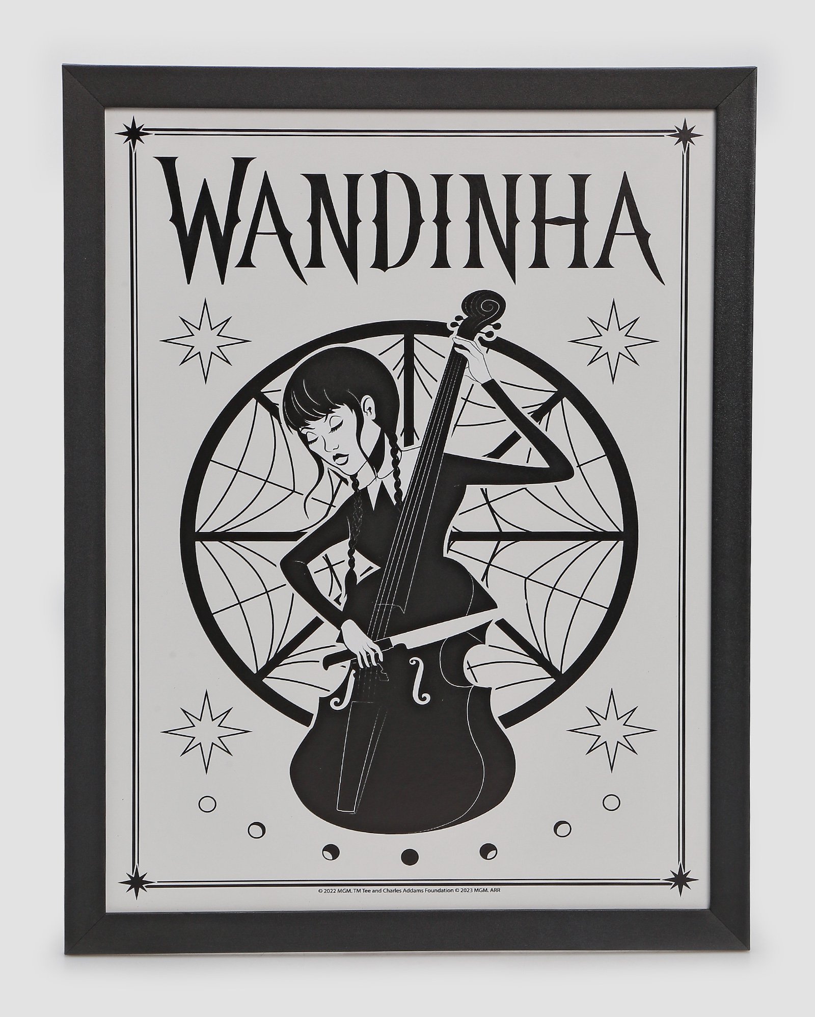 Quadro decorativo com moldura 32x42cm preto | Casa Riachuelo