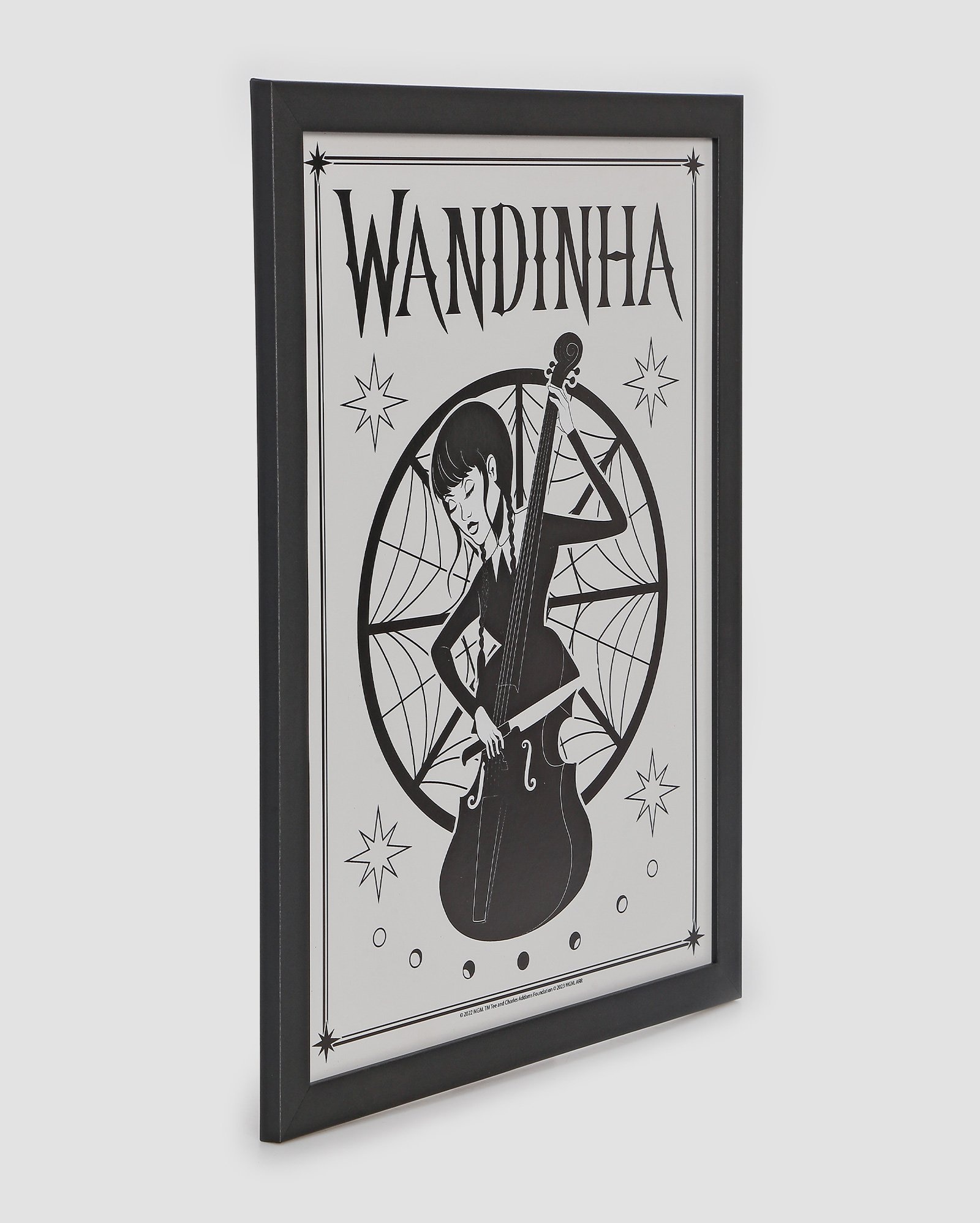 Quadro decorativo com moldura 32x42cm preto | Casa Riachuelo