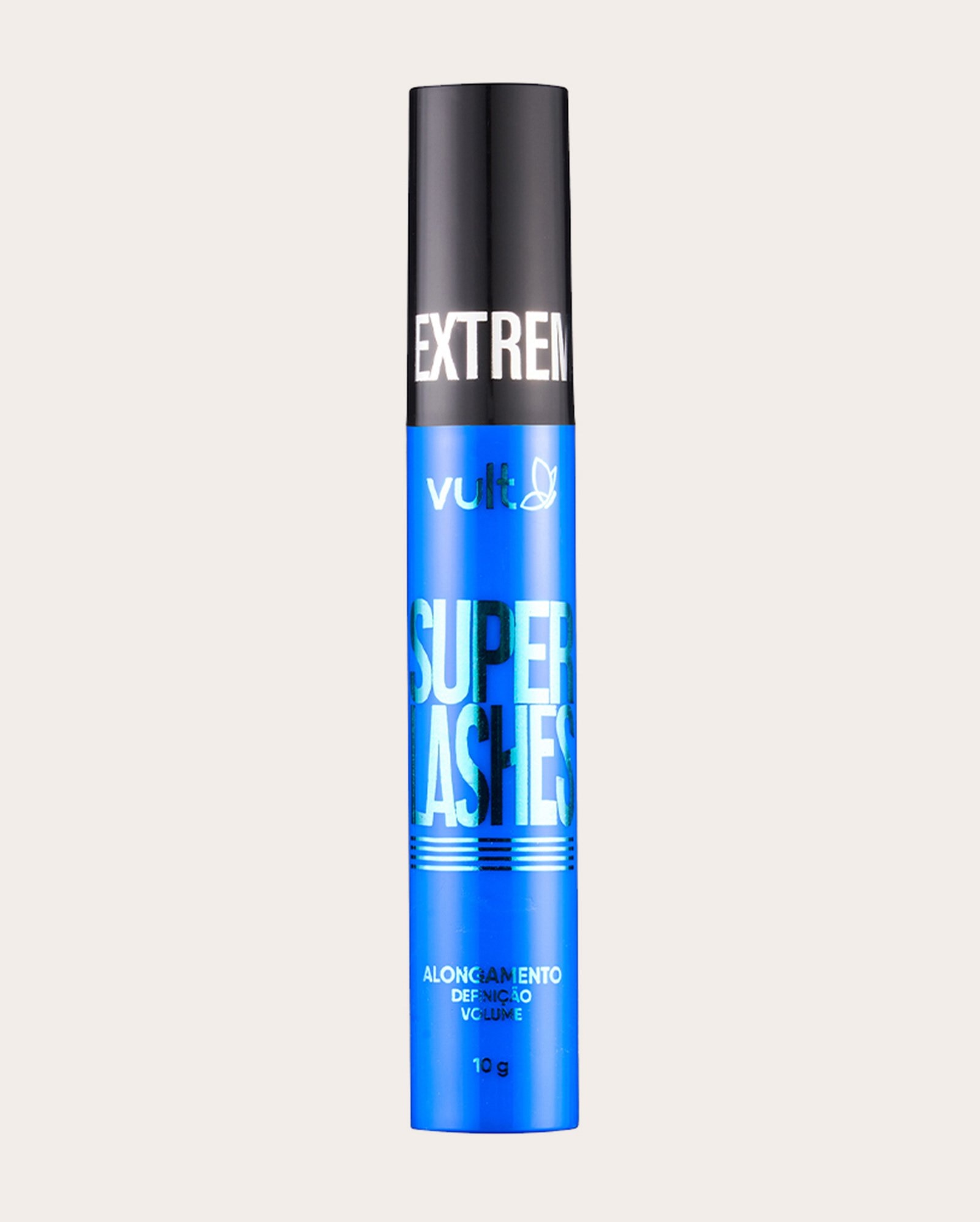 Máscara de cílios extreme super lashes 10g preto | Vult