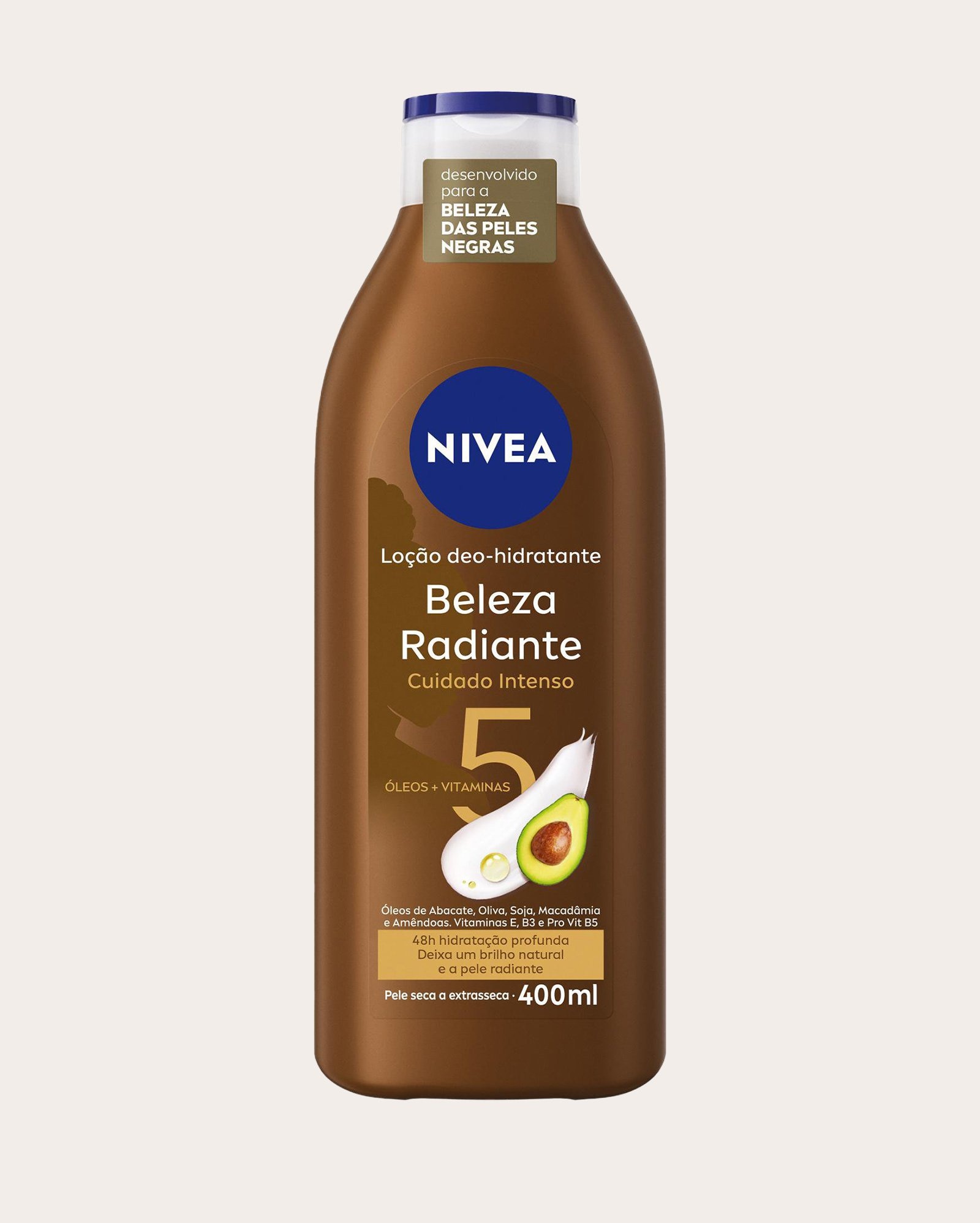 Hidratante coporal Beleza Radiante Cuidado Intenso 400ml | Nivea