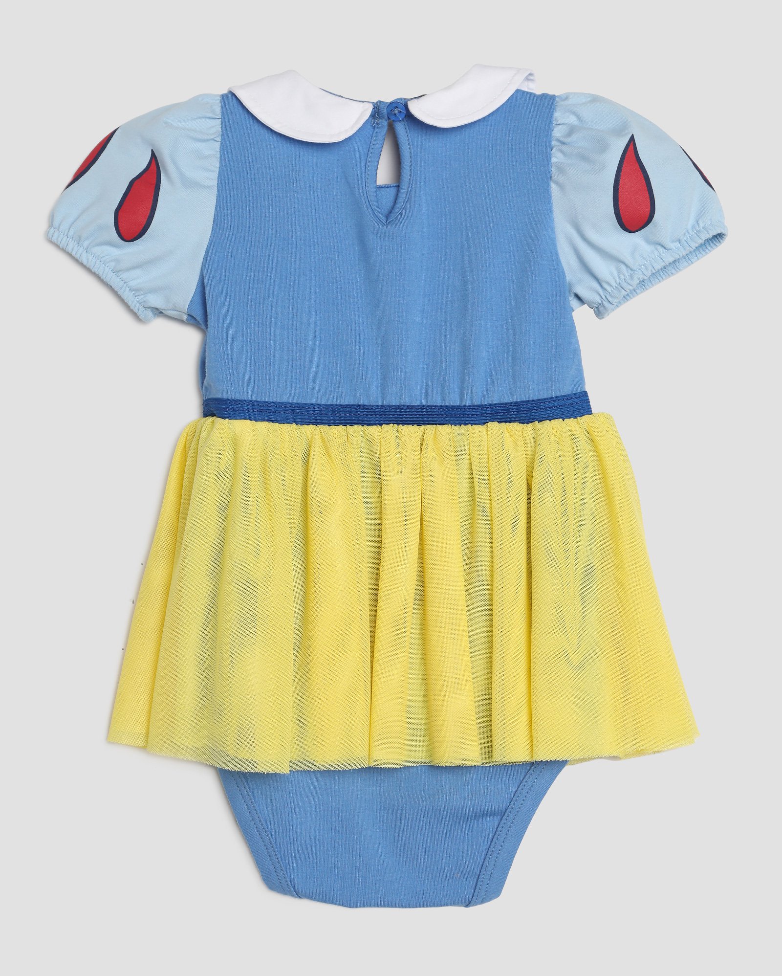 Vestido body bebê A Branca de Neve multicor | Disney