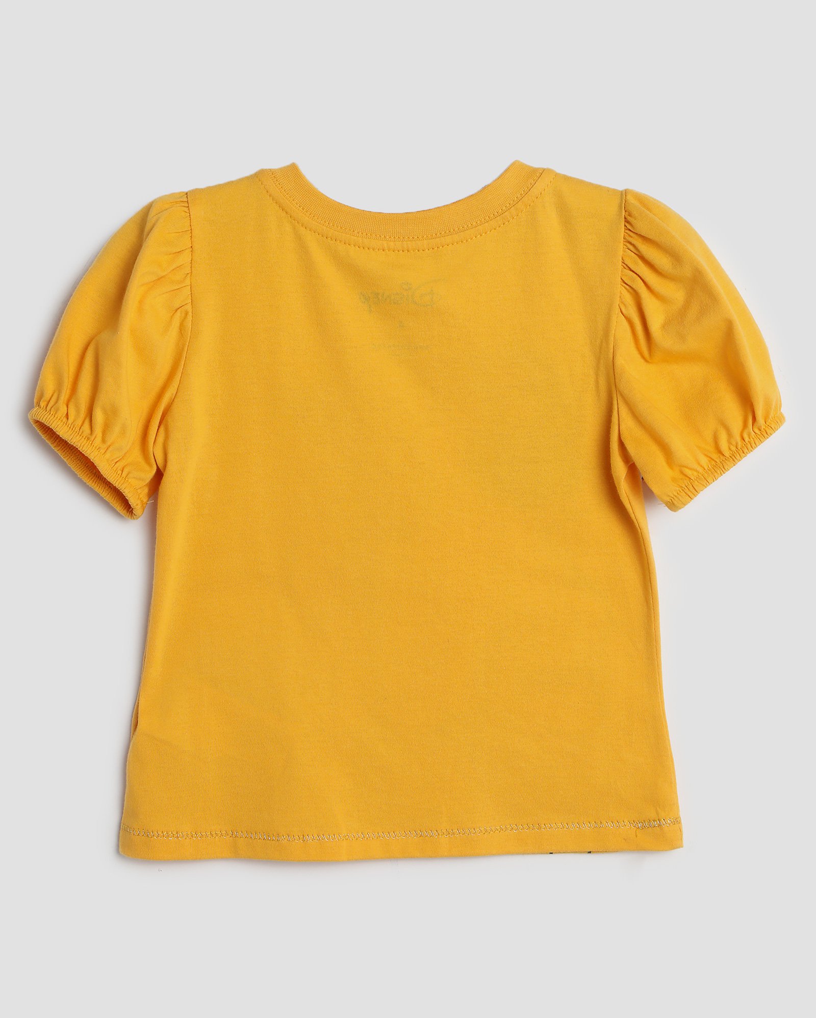 Camiseta infantil manga bufante Branca de Neve 4-10A amarela | Disney
