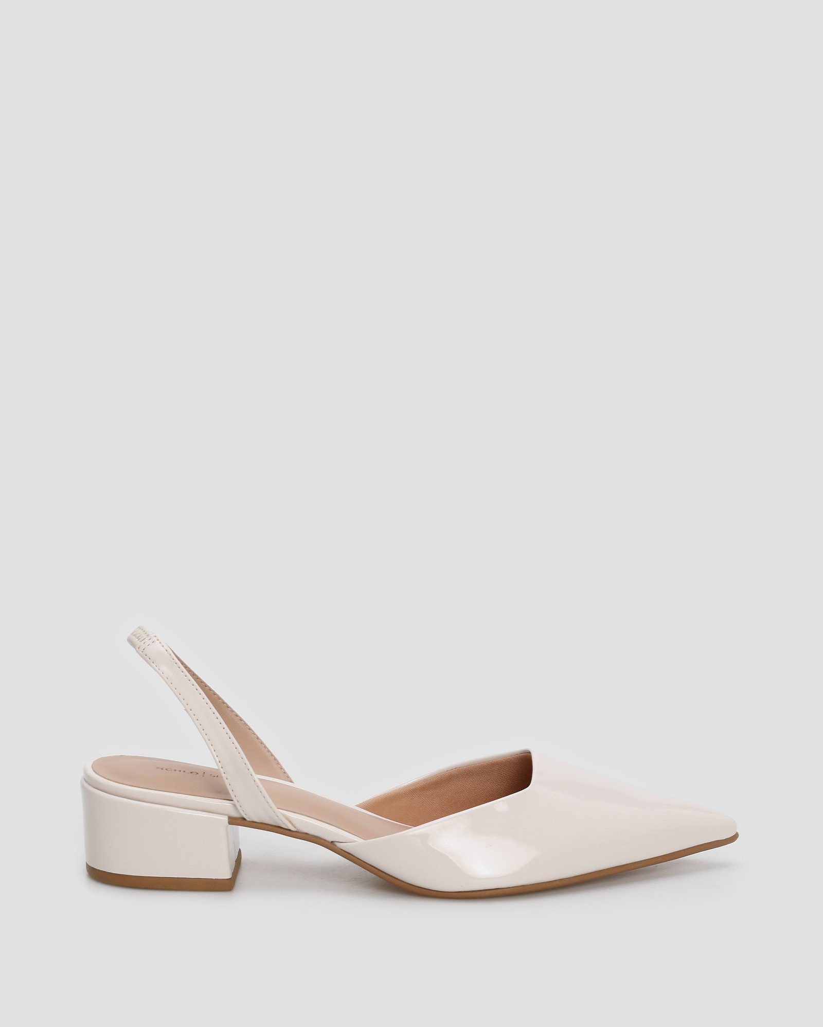 Sapato scarpin slingback - Branco | Riachuelo