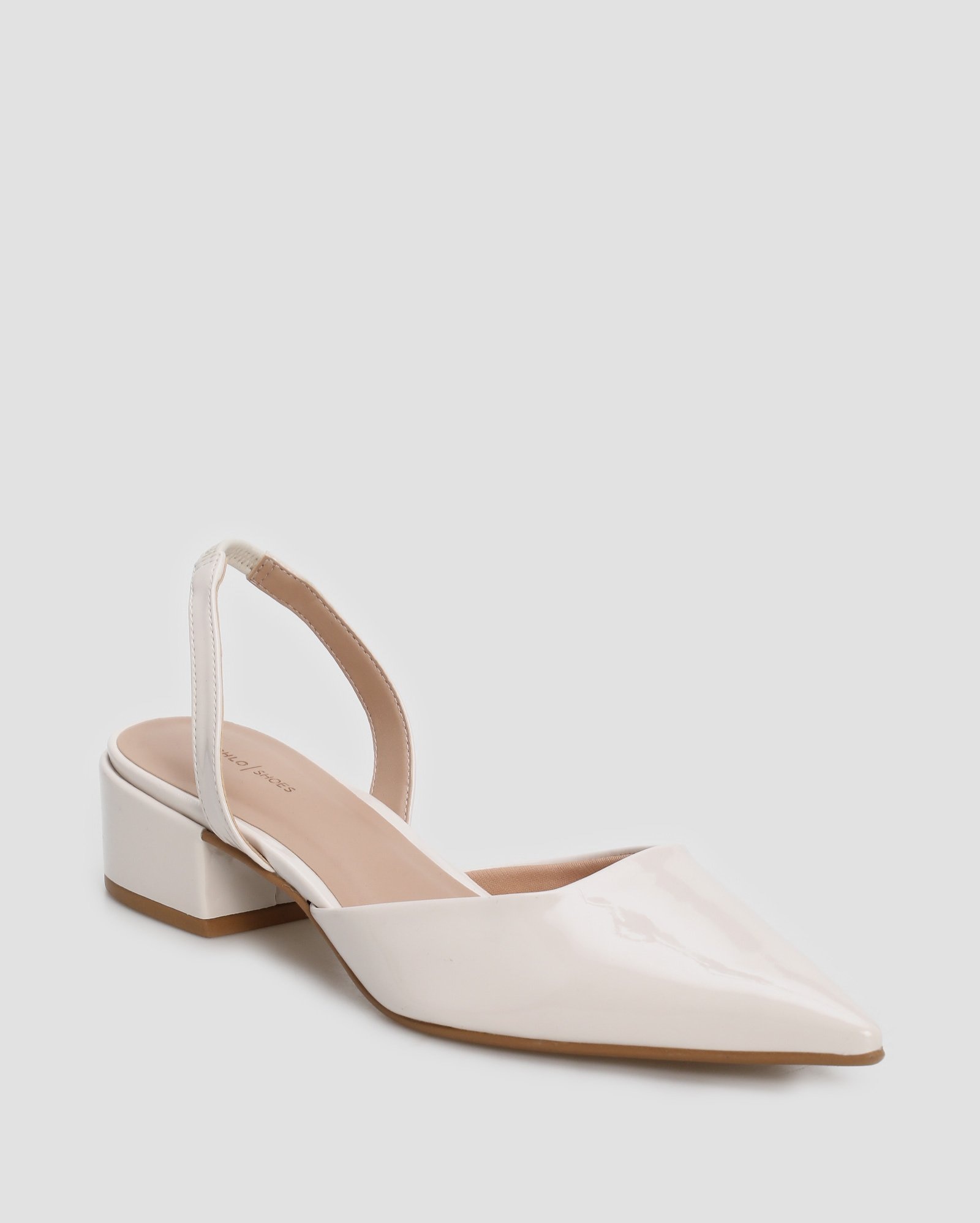 Sapato scarpin slingback - Branco | Riachuelo