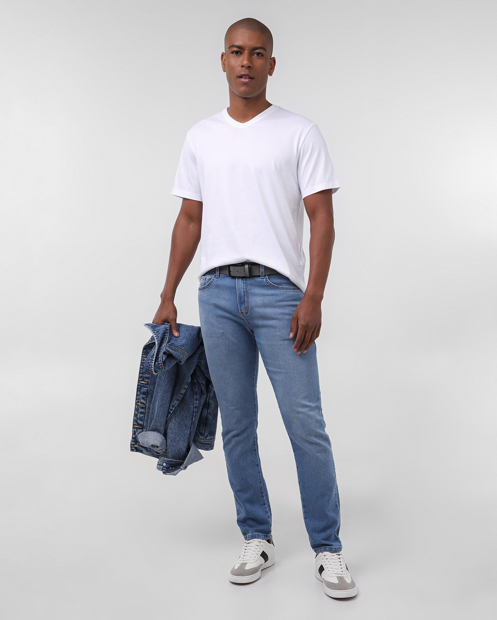 Calça jeans masculina Comfy skinny - Jeans Médio | Pool Jeans