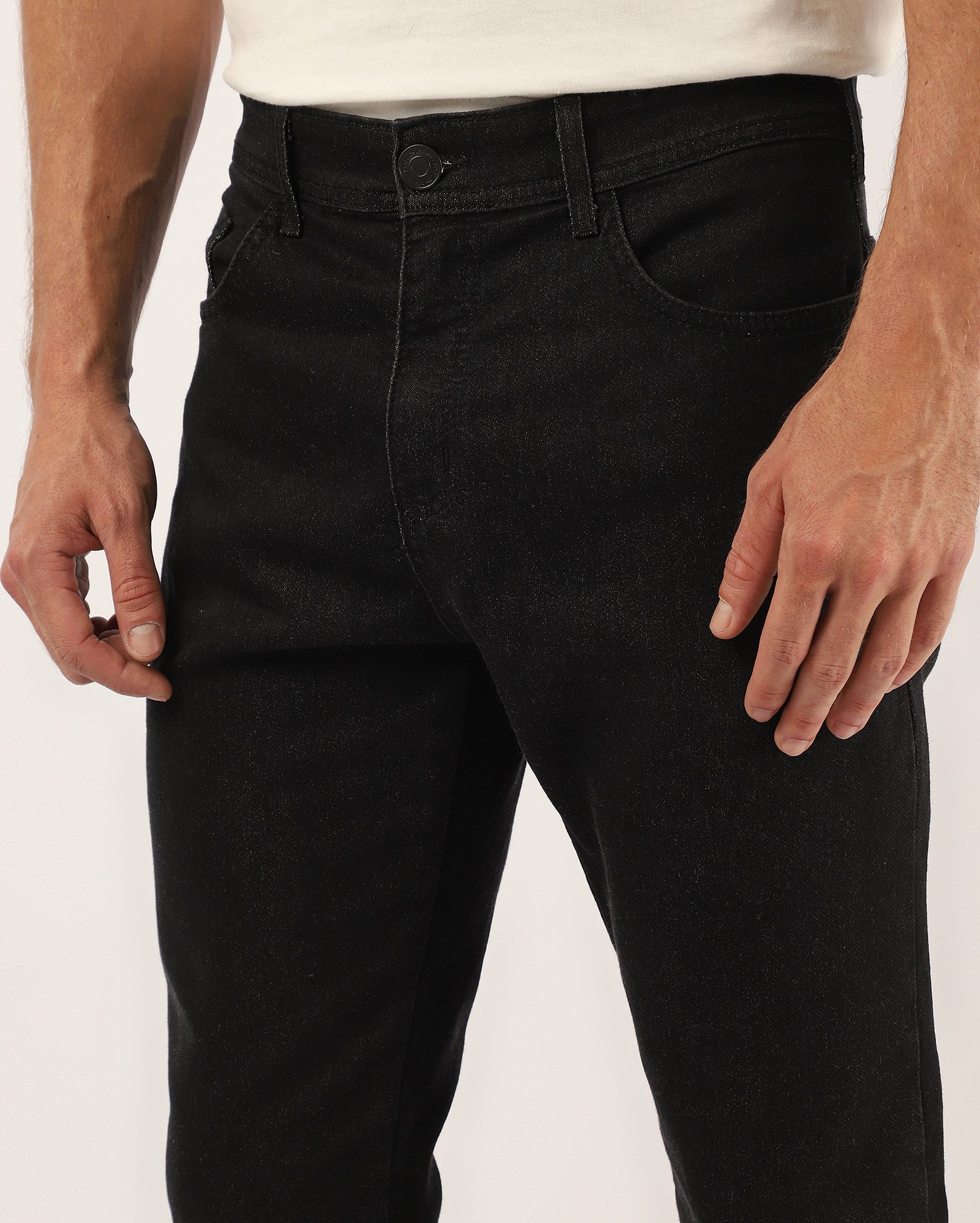 Calça jeans masculina Comfy skinny - Jeans Black Médio | Pool Jeans