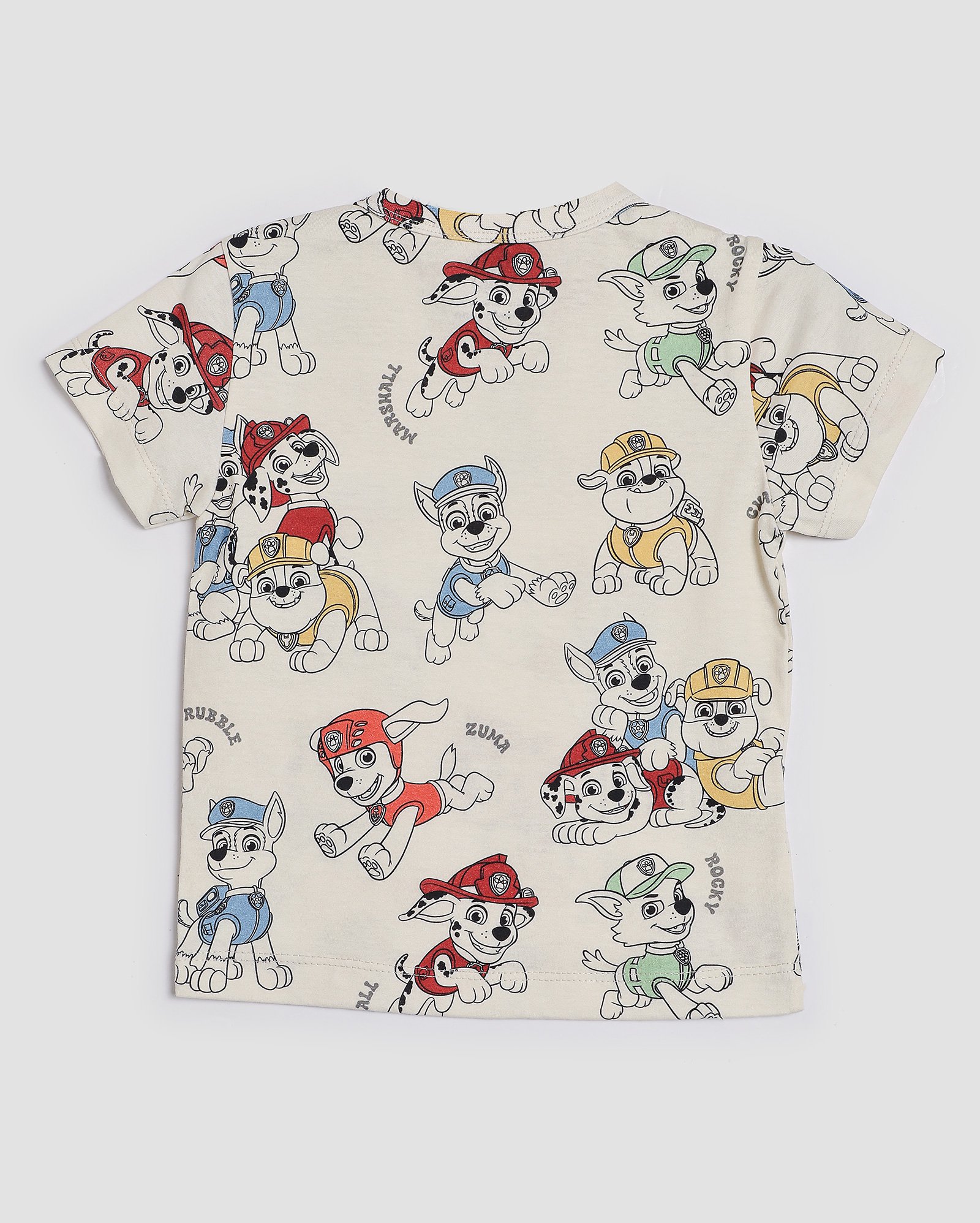 Camiseta infantil de algodão Patrulha Canina 1-6A bege | Paramount
