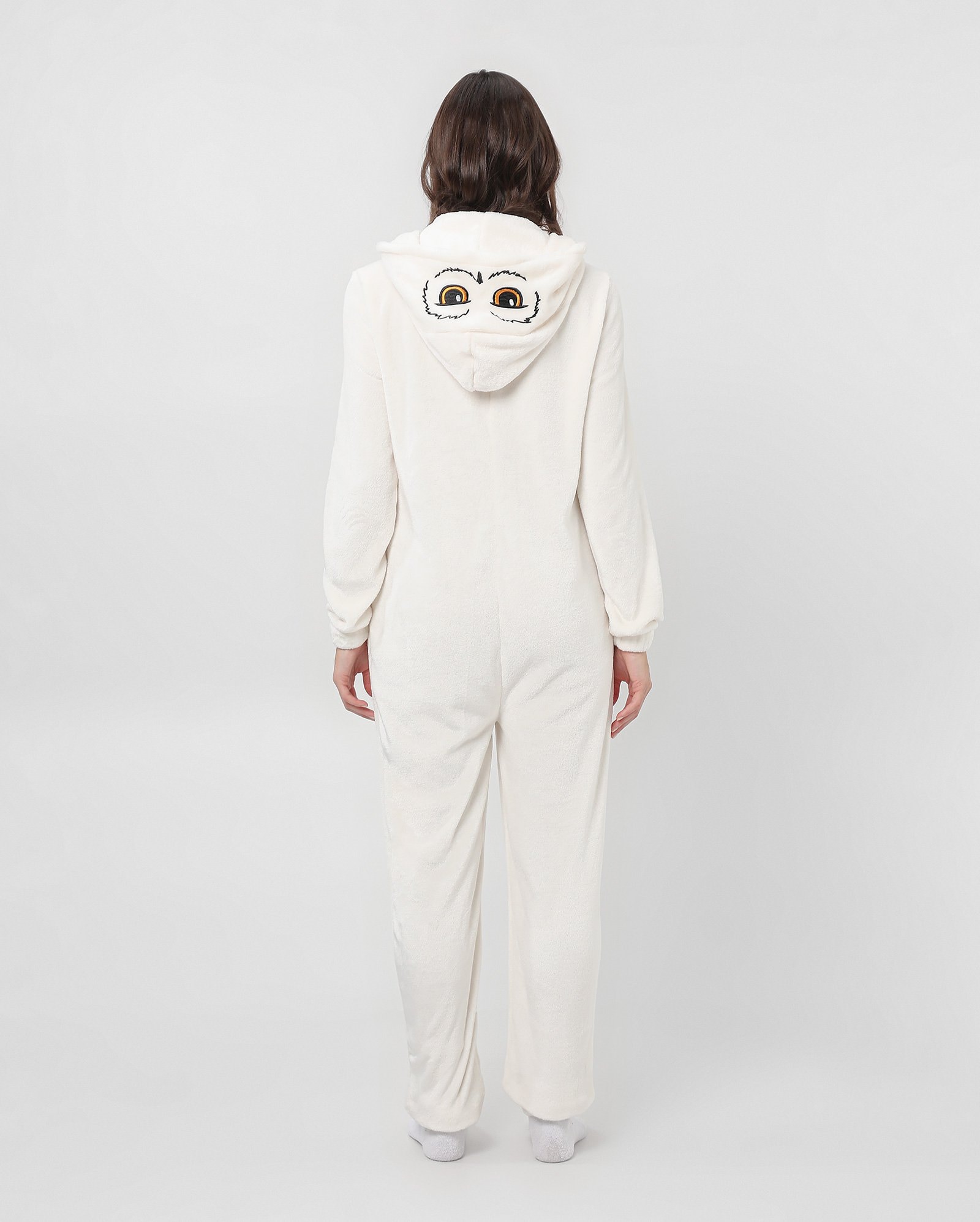 Riachuelo Macacão pijama feminino Edwiges Harry Potter bege