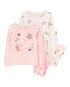 Pijama longo infantil 4 peças fadas mágicas multicor | Carter's