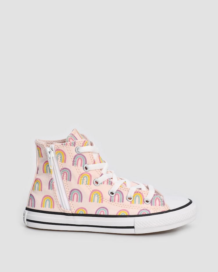 Riachuelo Tênis infantil cano longo arco-íris Chuck Taylor