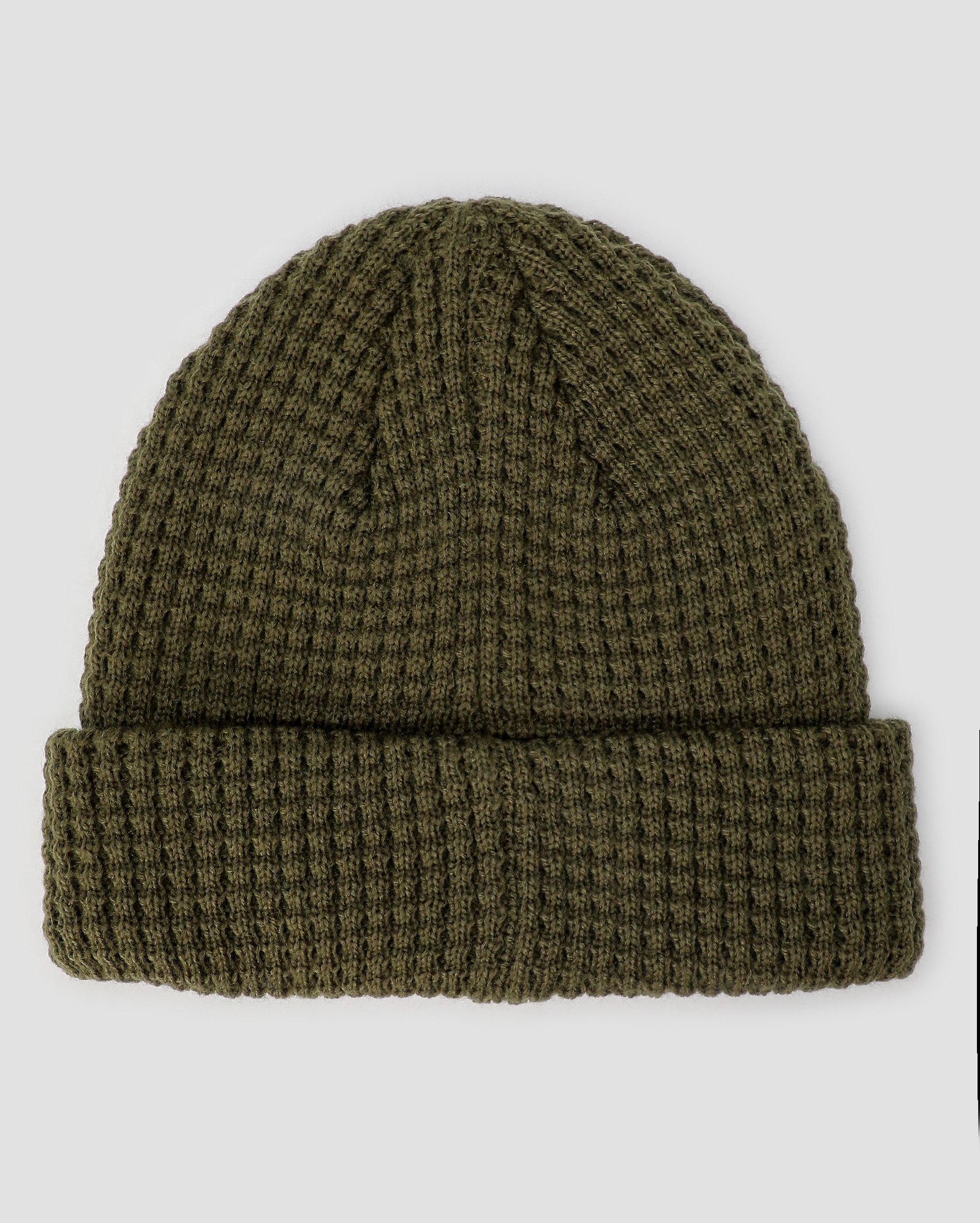 Touca masculina em tricot barra dobrada - Verde Musgo | Accessori by Riachuelo