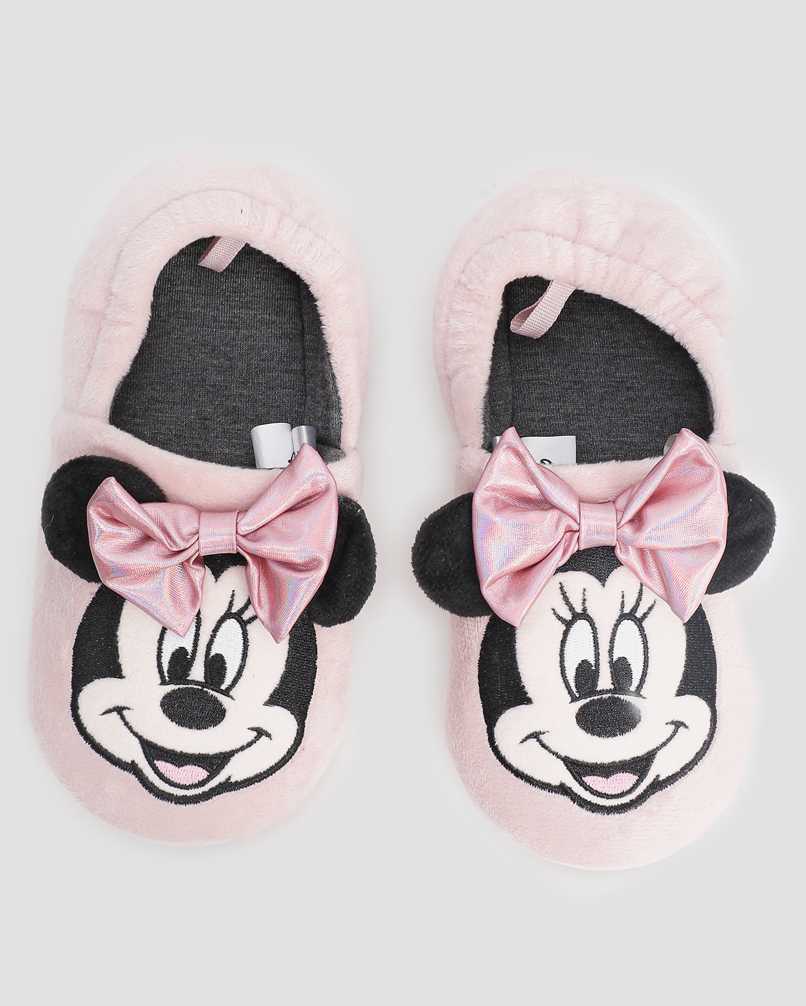Pantufa infantil Minnie laço rosa | Disney