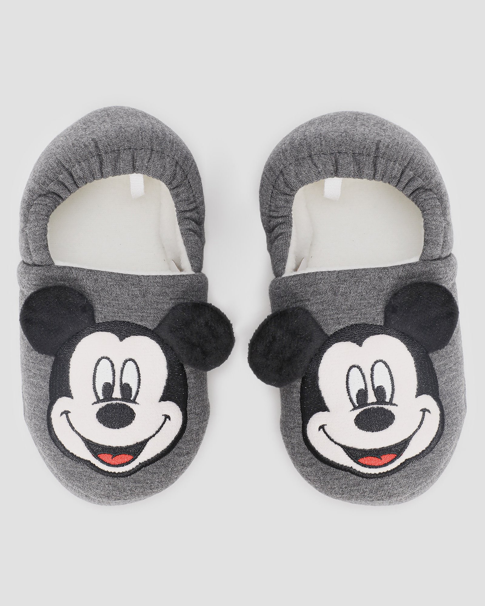 Pantufa infantil Mickey com orelhinhas cinza | Disney