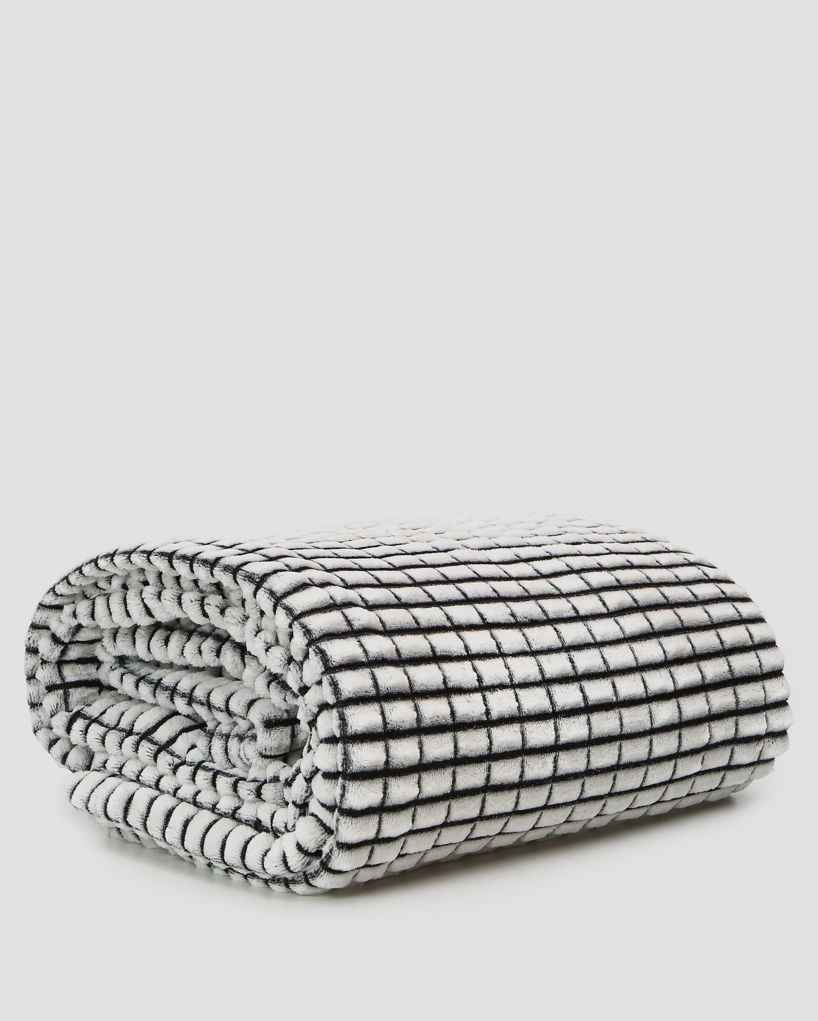 Manta casal e queen de fleece quadriculada Jacarqud multicor | Casa Riachuelo