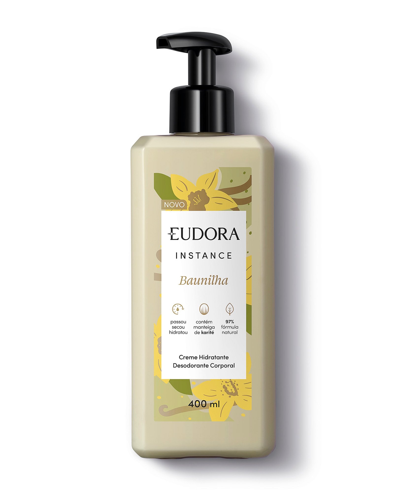 Creme hidratante corporal desodorante baunilha 400ml | Eudora