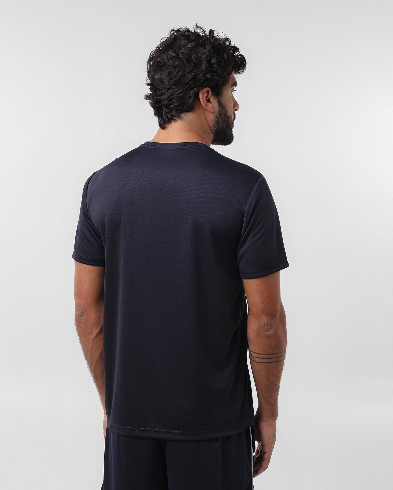 Camiseta esportiva masculina sport fit lisa - Azul Noite | BodyWork by Riachuelo