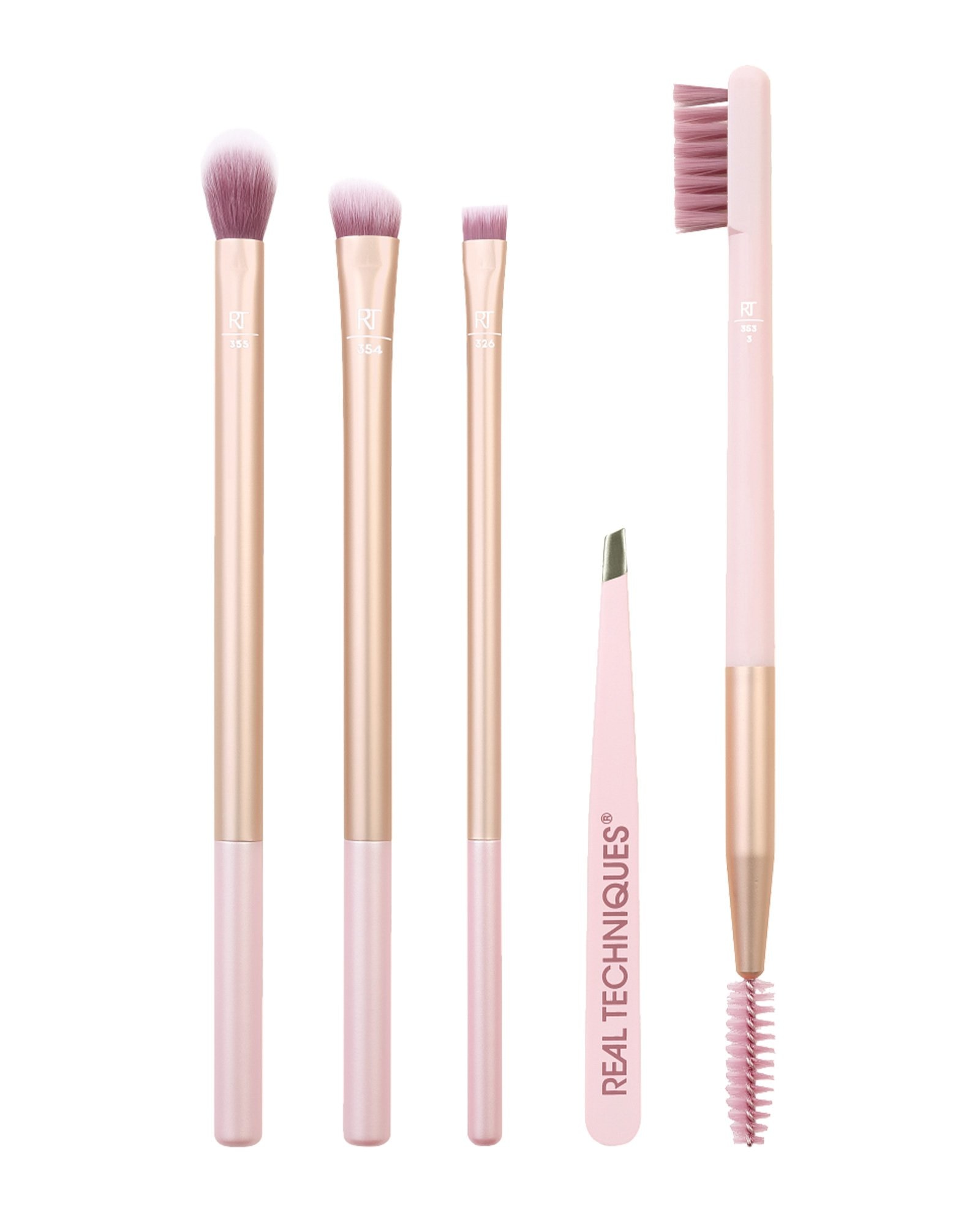 Kit de pincel 5 unidades para olhos Natural Beauty multicor | Real Techniques