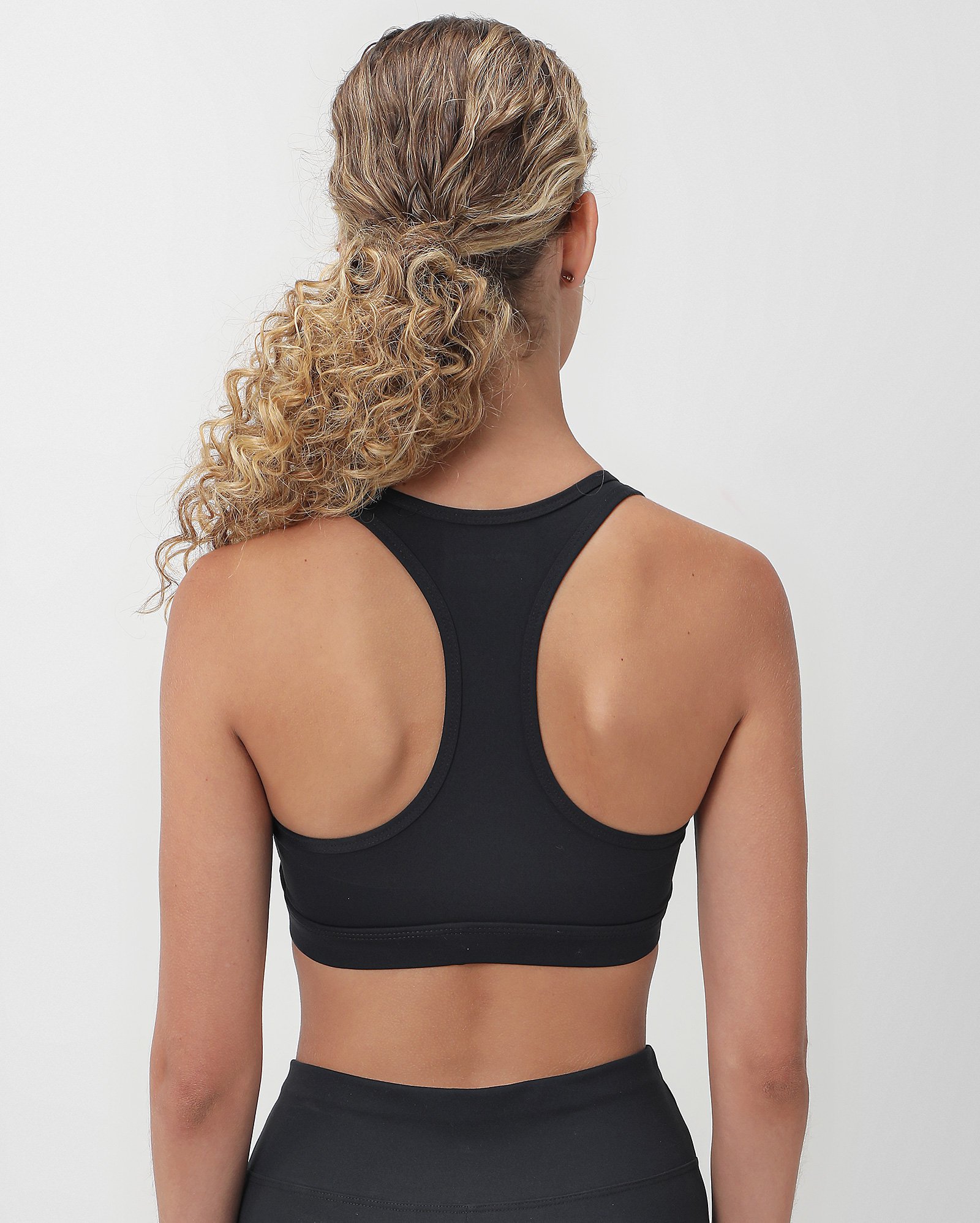 Top esportivo de poliamida com bojo - Preto | BodyWork by Riachuelo