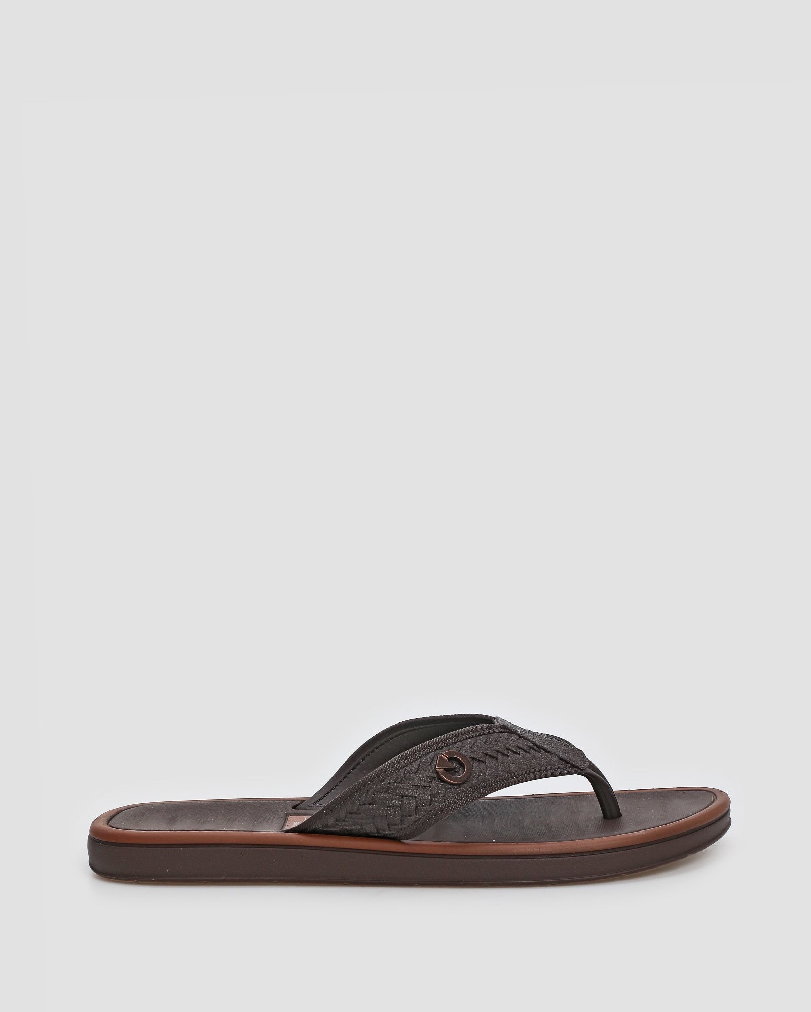 Chinelo masculino Coimbra 12285 - Marrom Café | Cartago