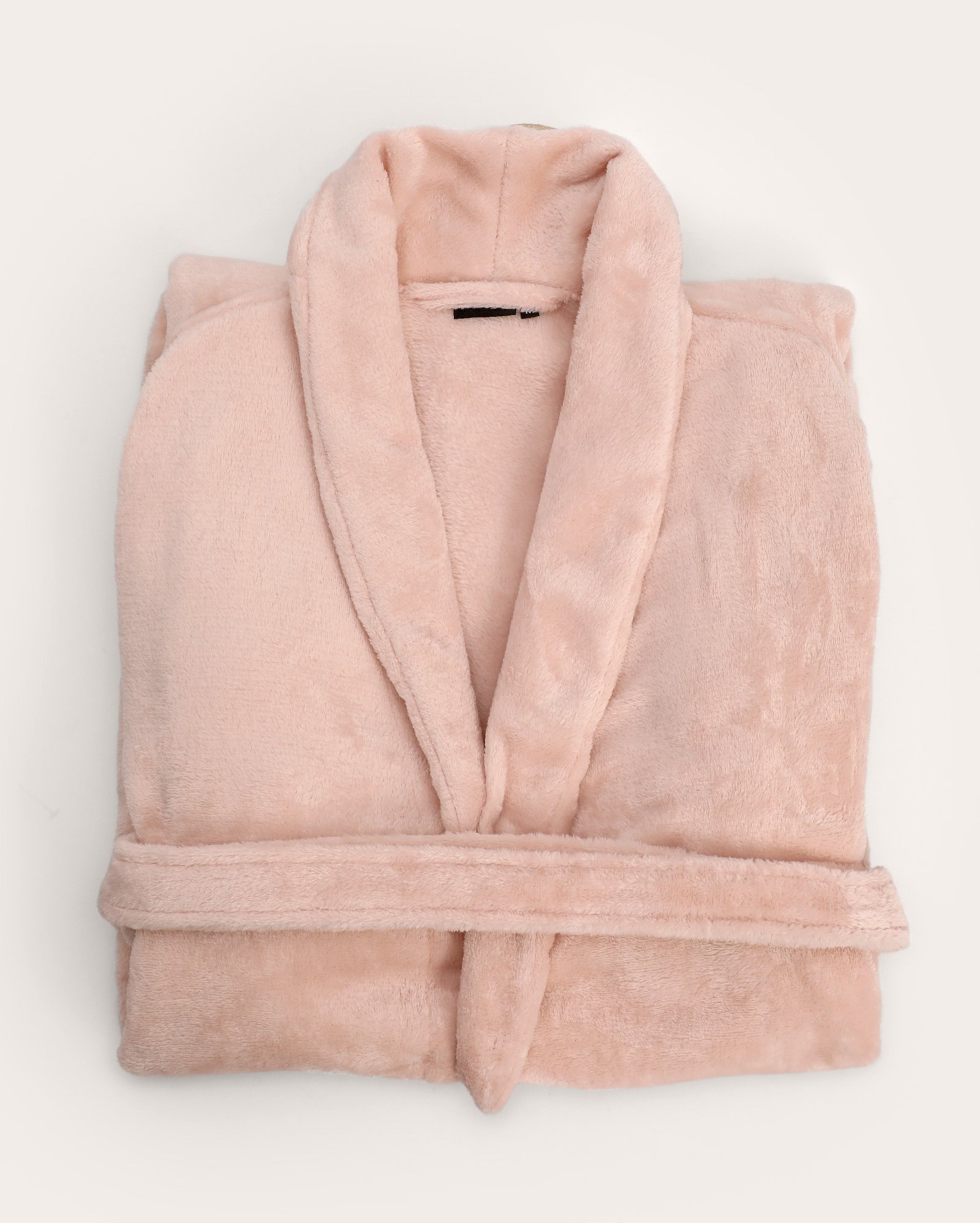Roupão fleece com faixa e bolsos - Rosa Claro | Casa Riachuelo
