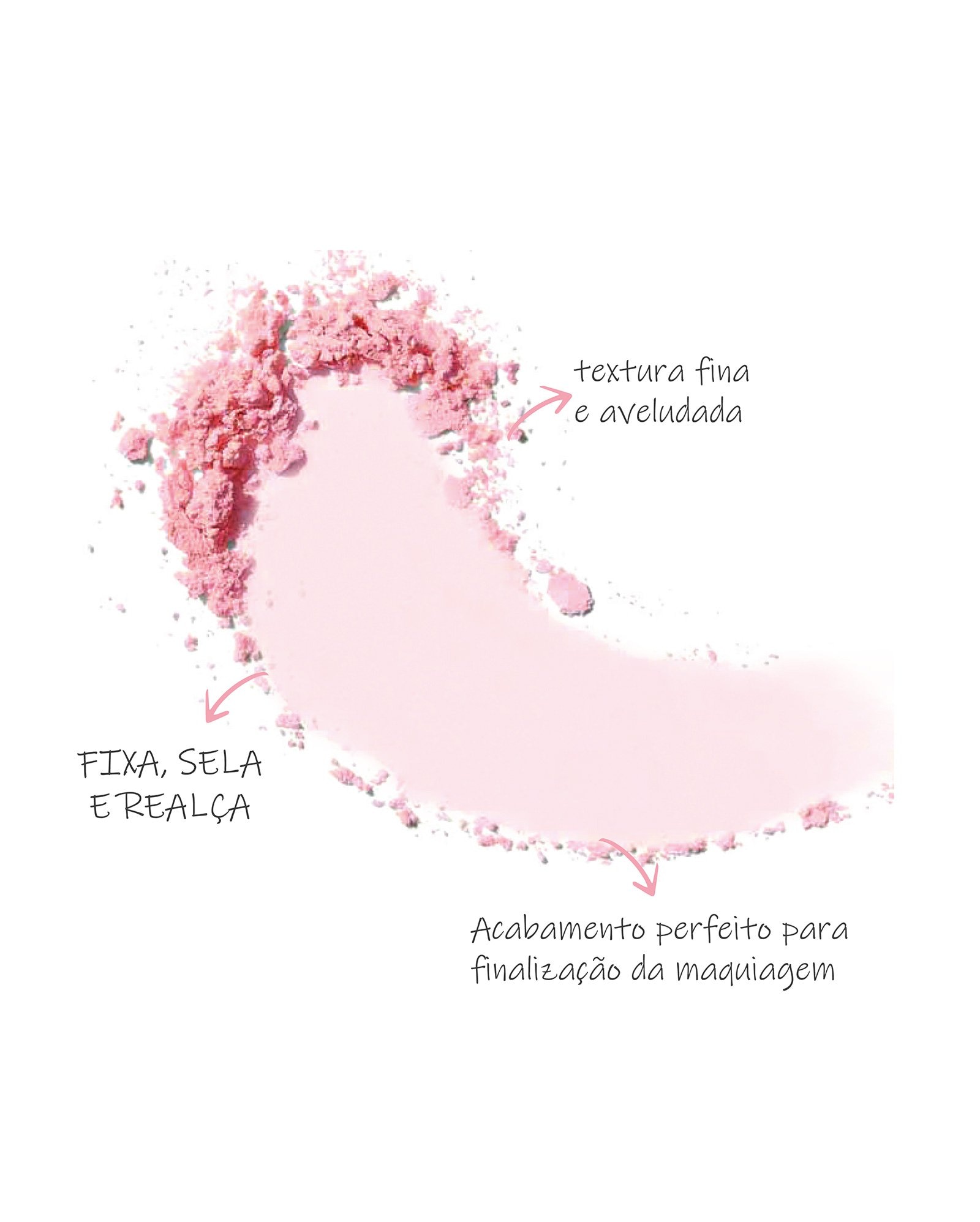 Pó solto facial Pink Powder Eros 12g | Karen Bachini Beauty