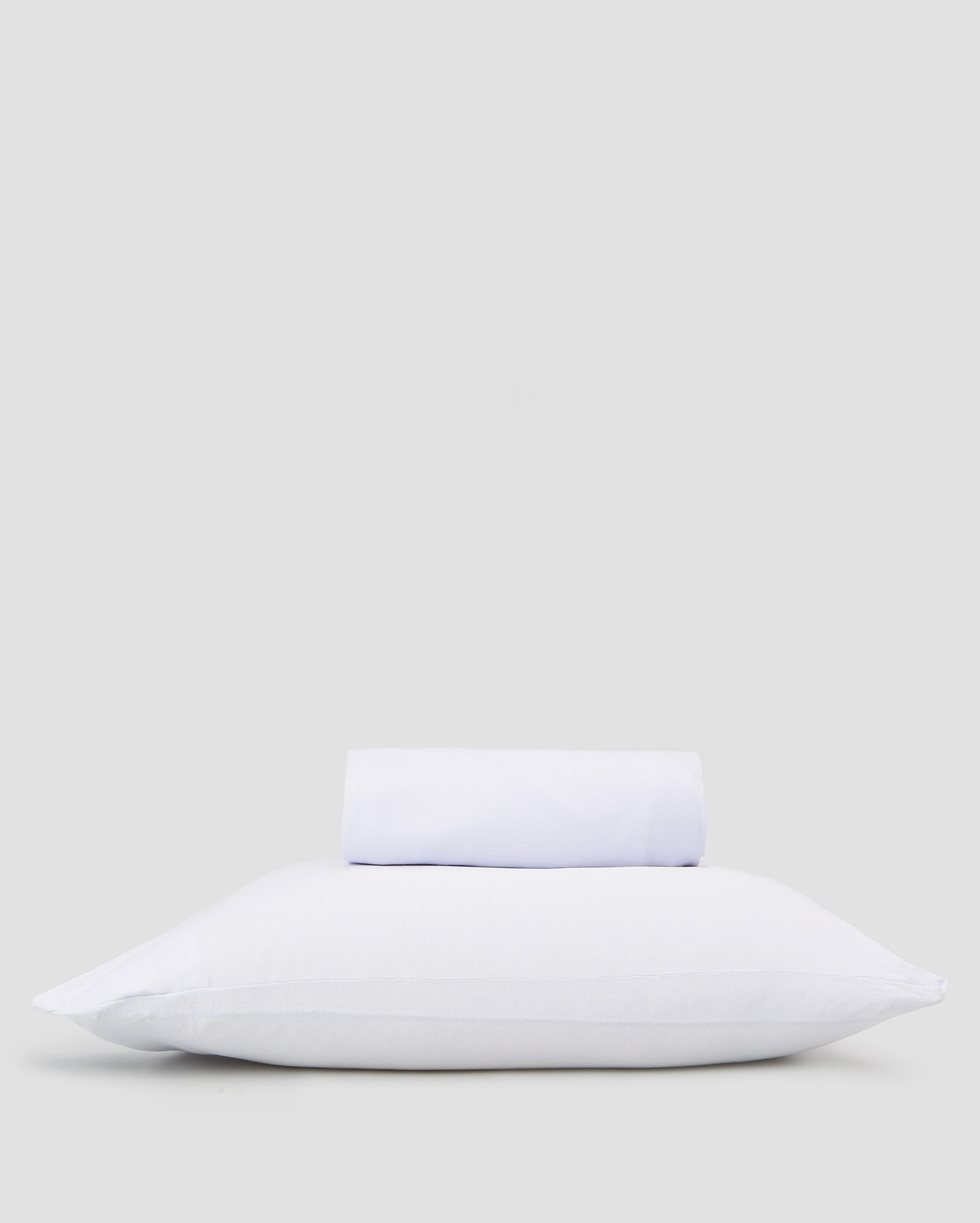 Jogo de cama malha Camafeu - SOLTEIRO Branco | Casa Riachuelo