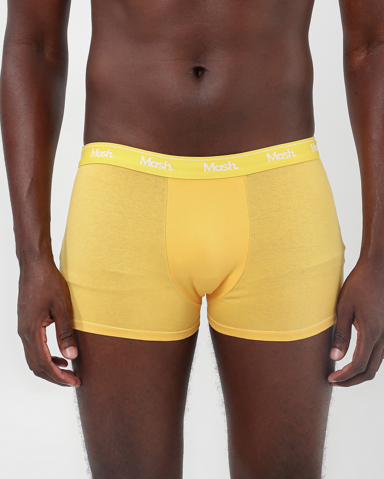 Riachuelo | Cueca boxer cós elástico lettering AM01 amarela | Mash
