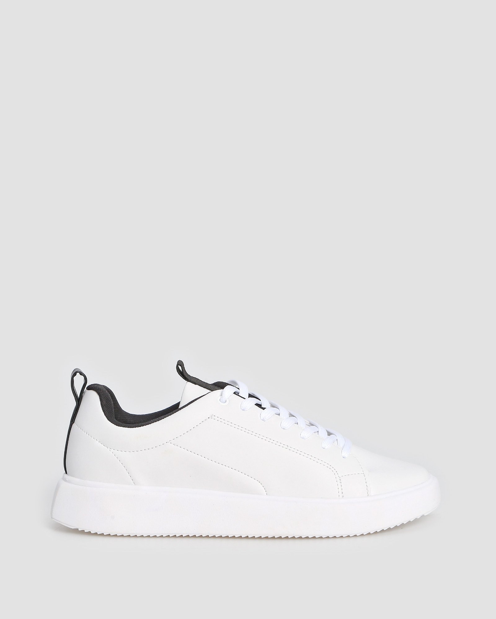 Sapatênis masculino casual fosco flatform branco | Riachuelo