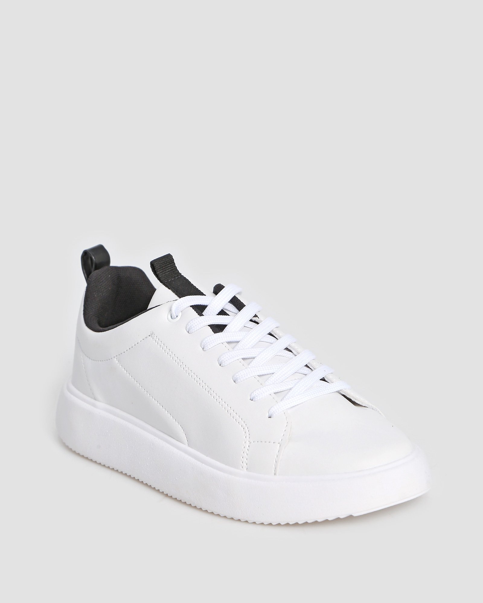 Sapatênis masculino casual fosco flatform branco | Riachuelo