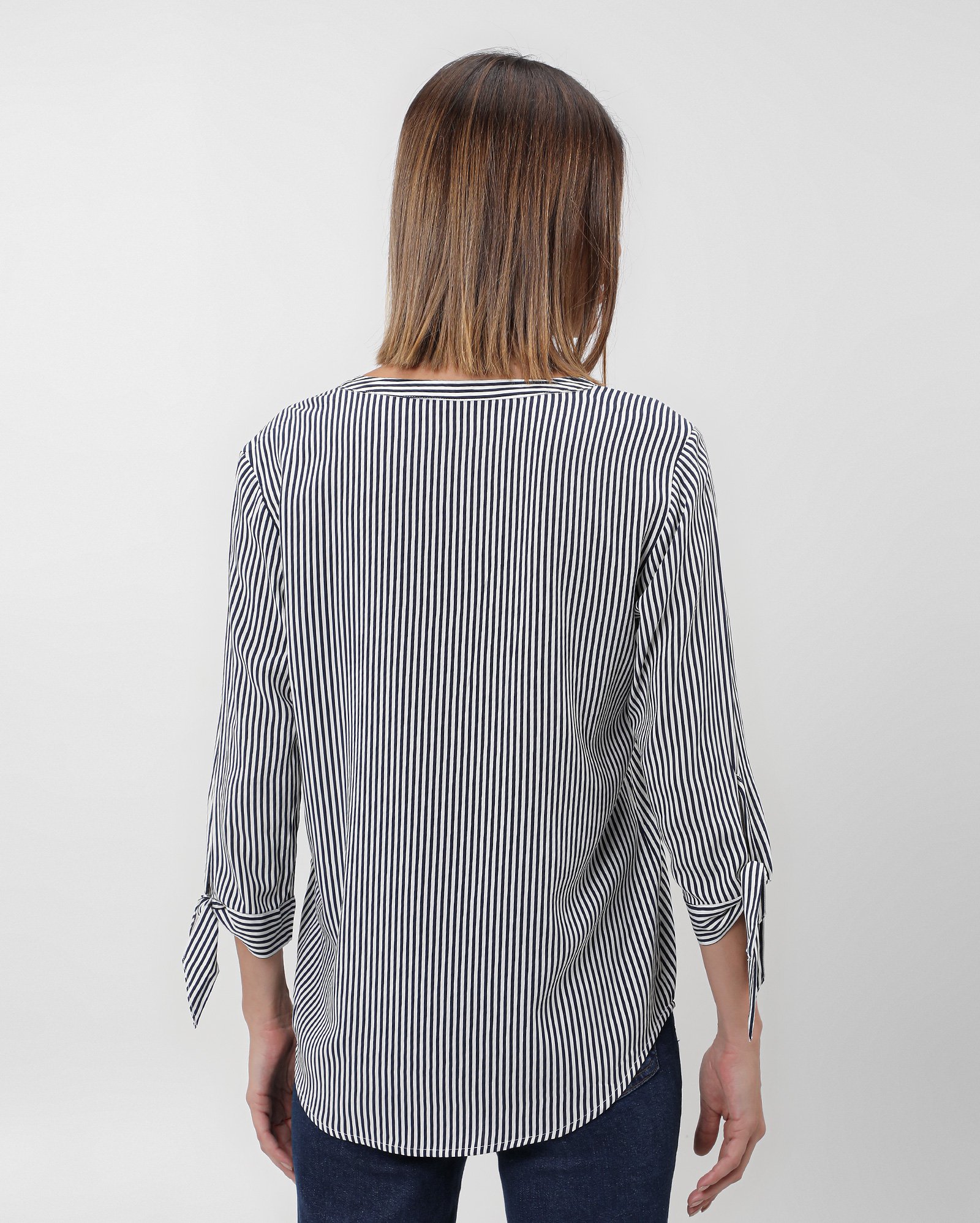 Blusa Listrada Riachuelo Blusa Feminina Listrada Laranja Riachuelo