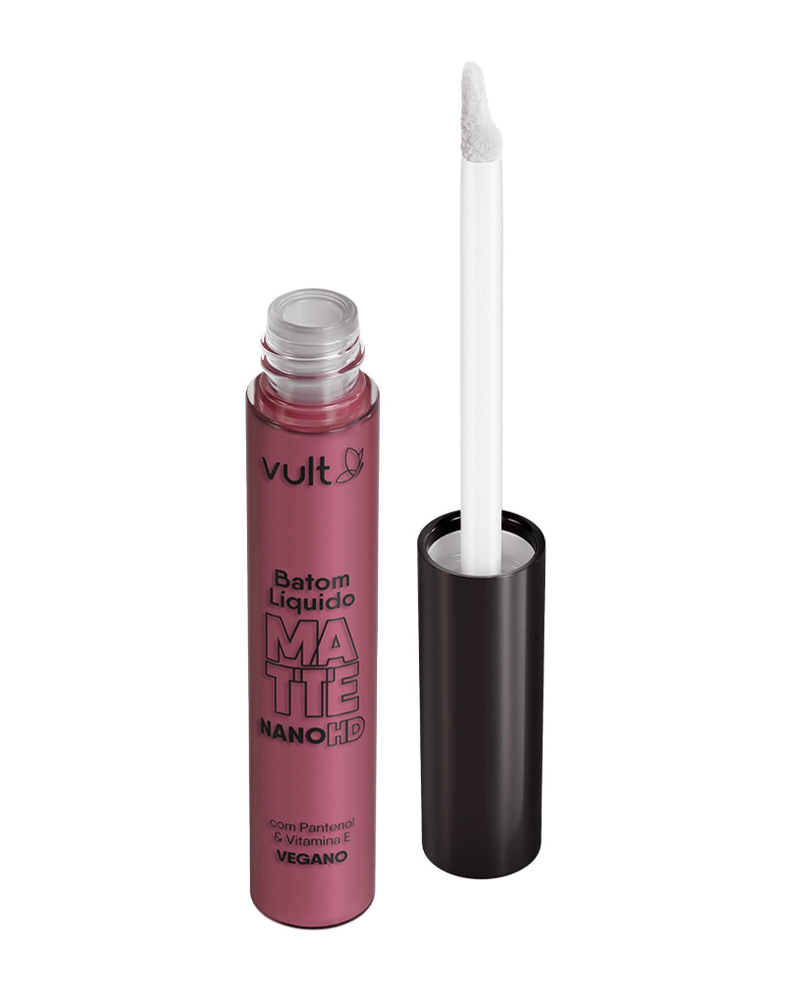 Batom líquido matte nano HD 5ml rosé | Vult