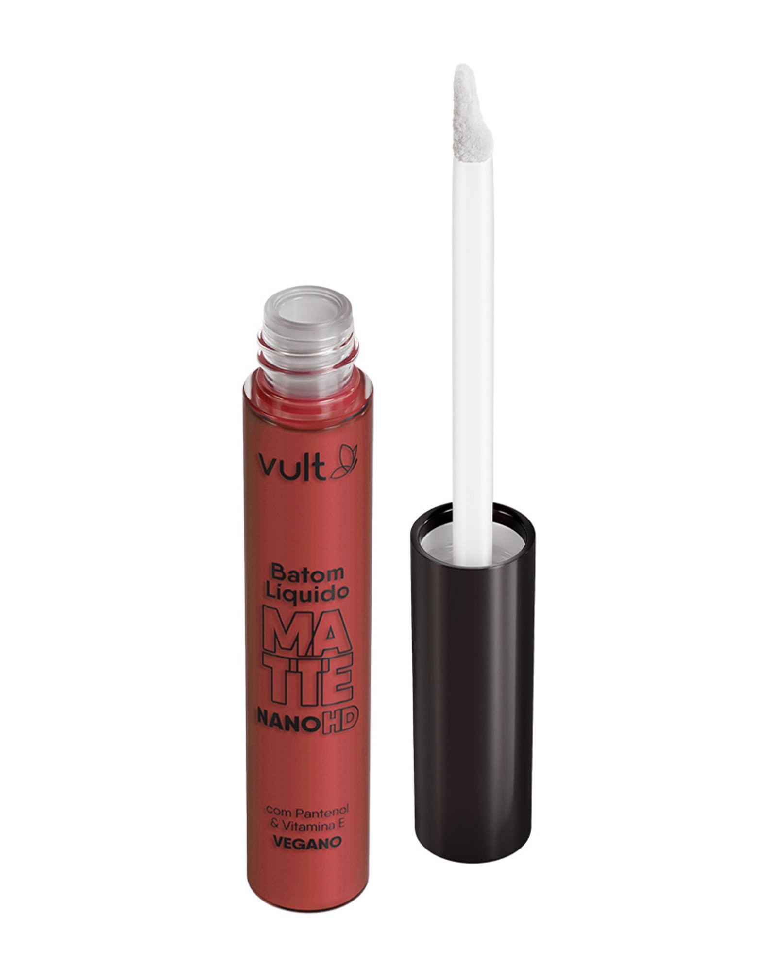 Batom líquido matte nano HD 5ml amêndoa | Vult