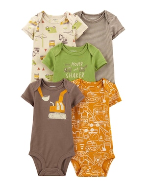 Kit body bebê 5 peças caminhão multicor | Carter's