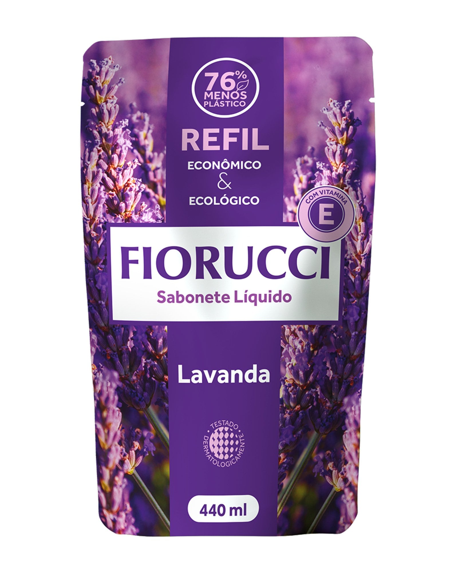 Sabonete líquido corporal Lavanda refil 440ml | Fiorucci