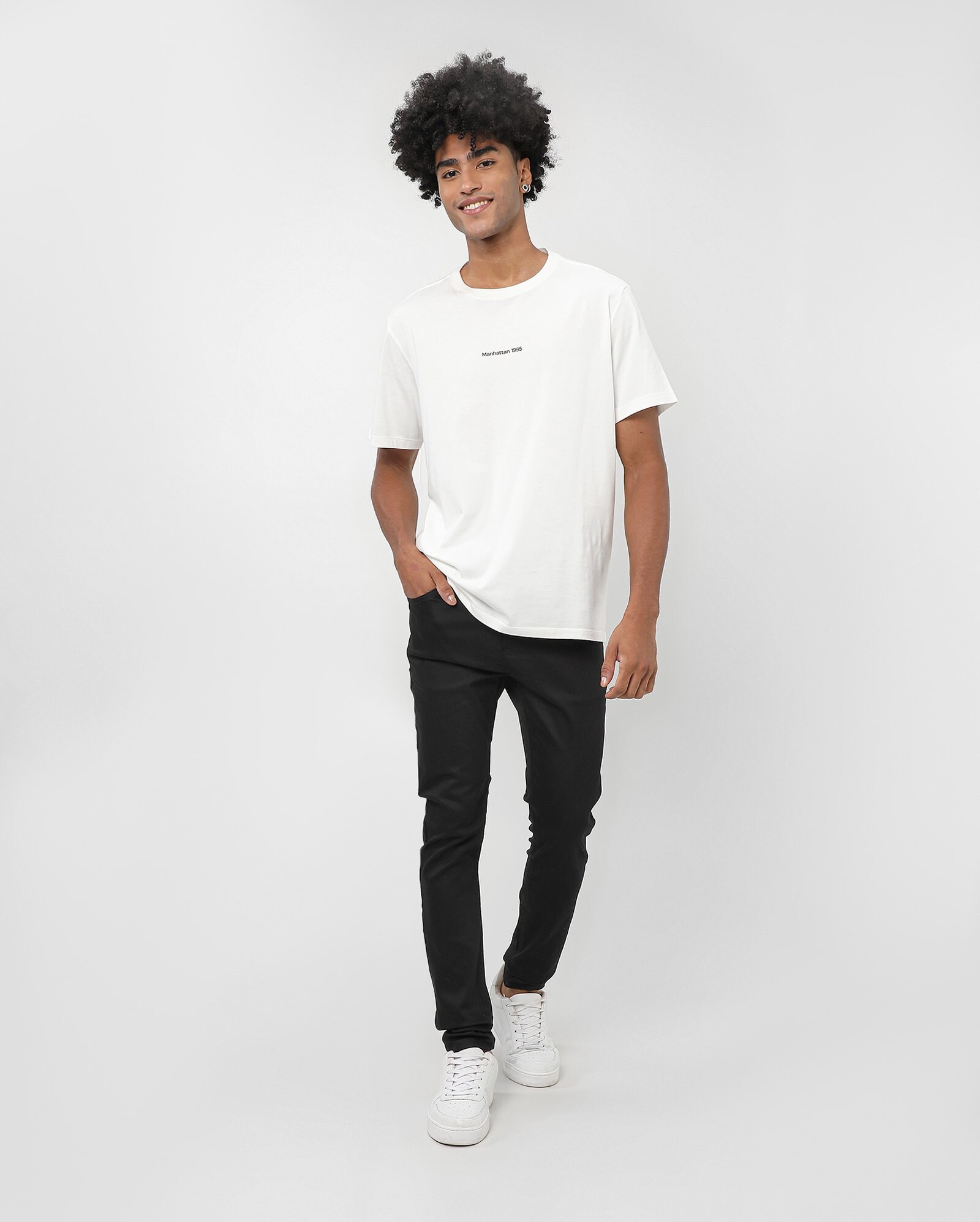 Riachuelo | Calça jeans masculina super skinny com passantes - Jeans ...