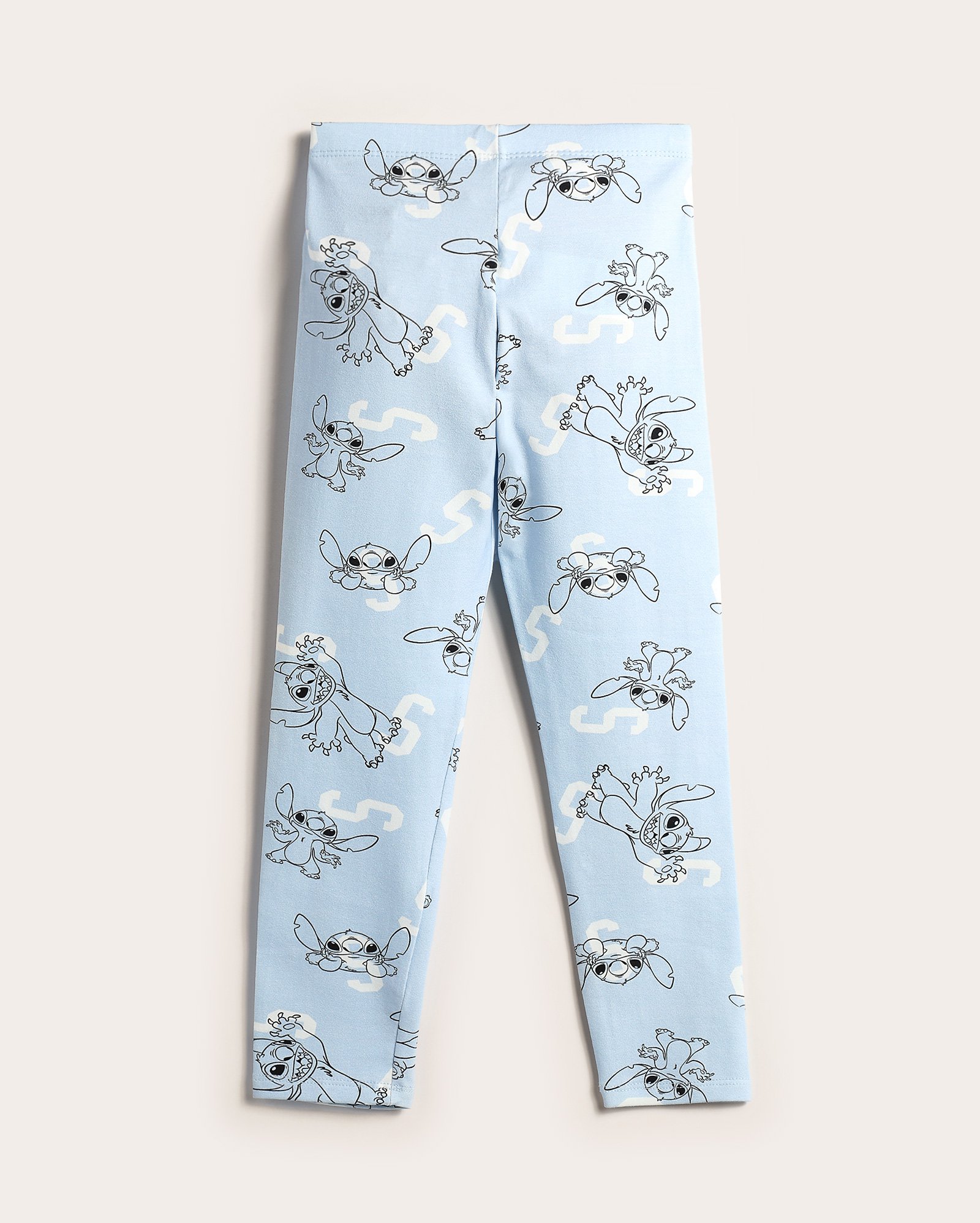 Calça legging infantil Stitch 4-10A azul | Disney