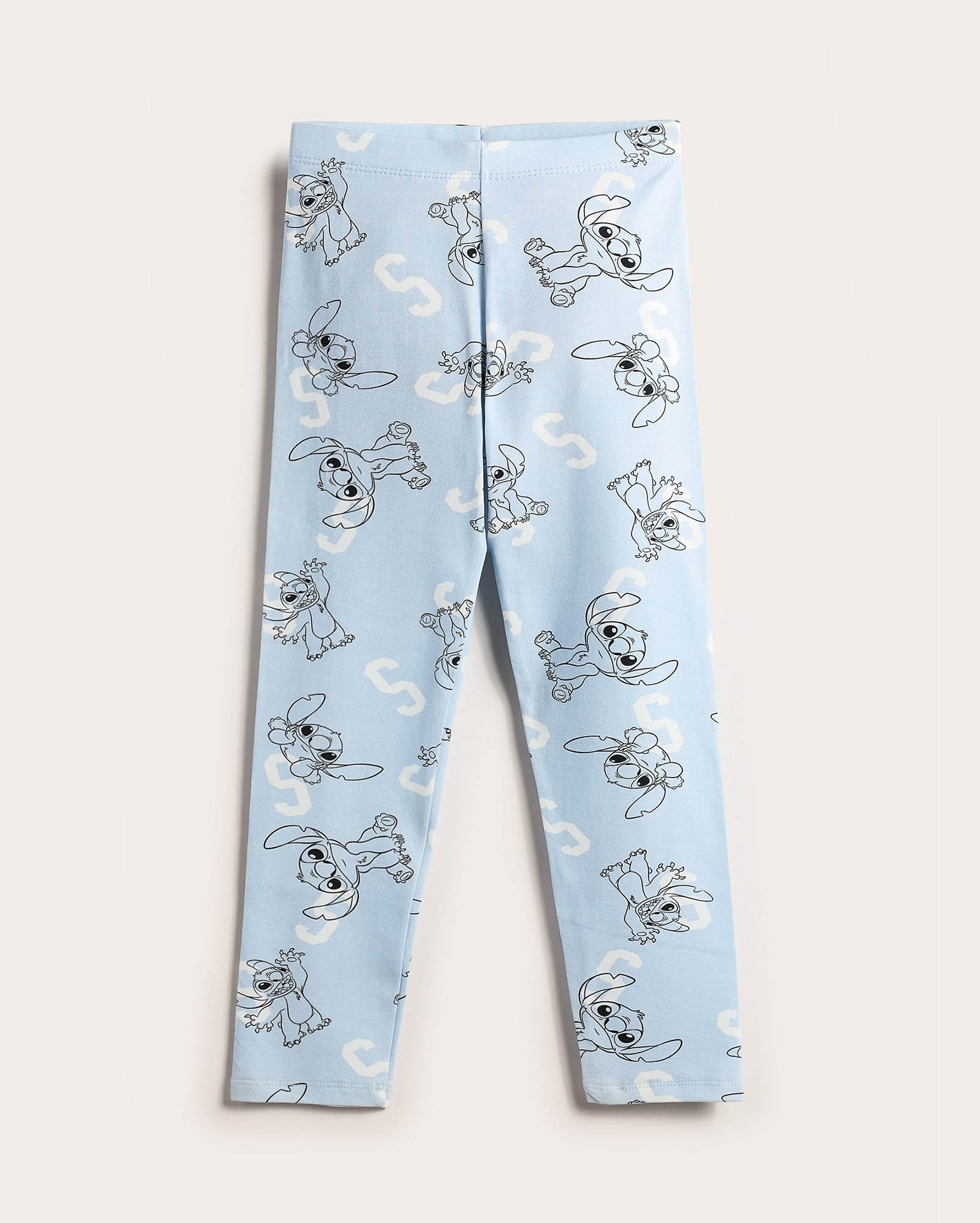 Calça legging infantil Stitch 4-10A azul | Disney
