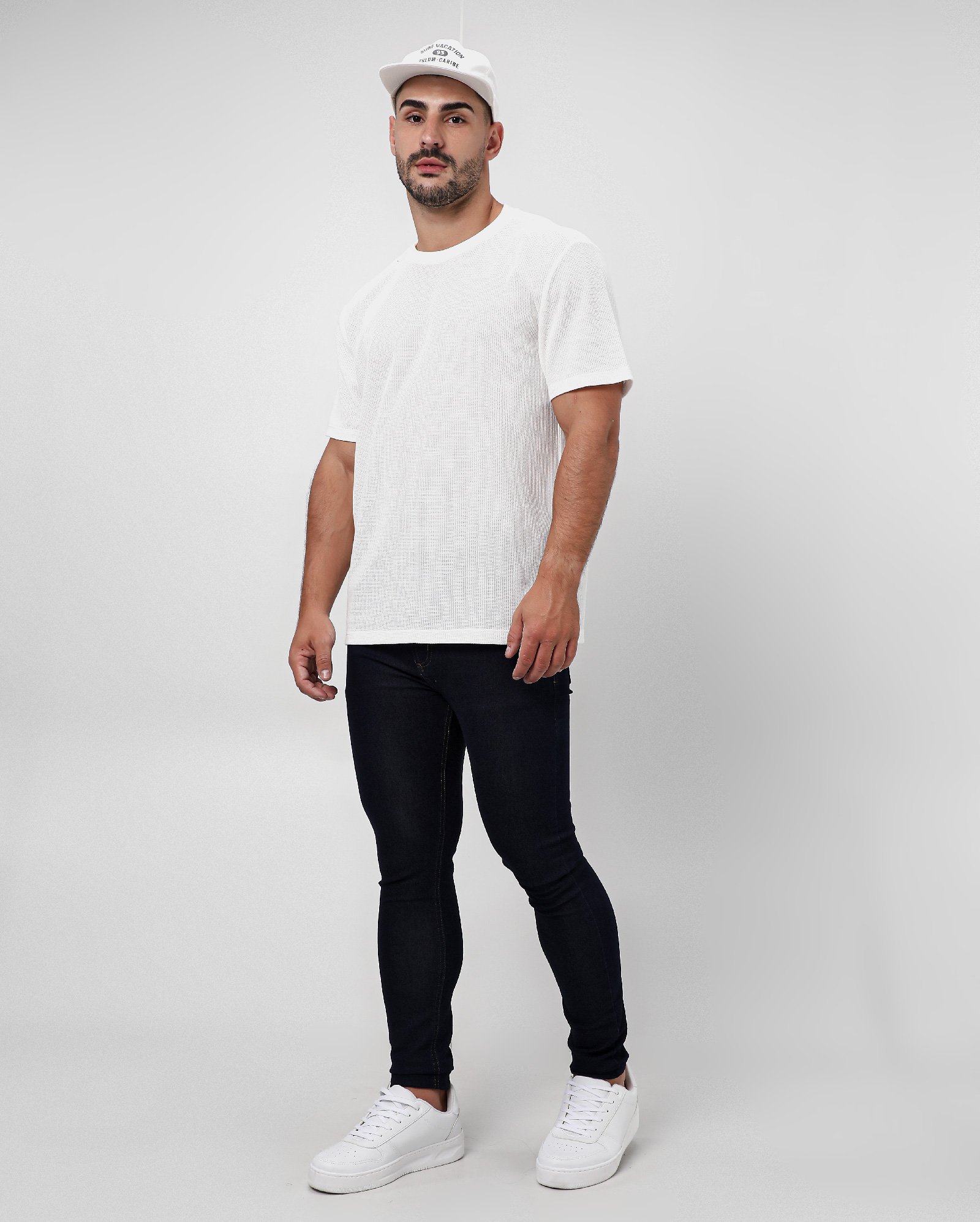 Calça jeans masculina skinny denim escuro | Pool Jeans