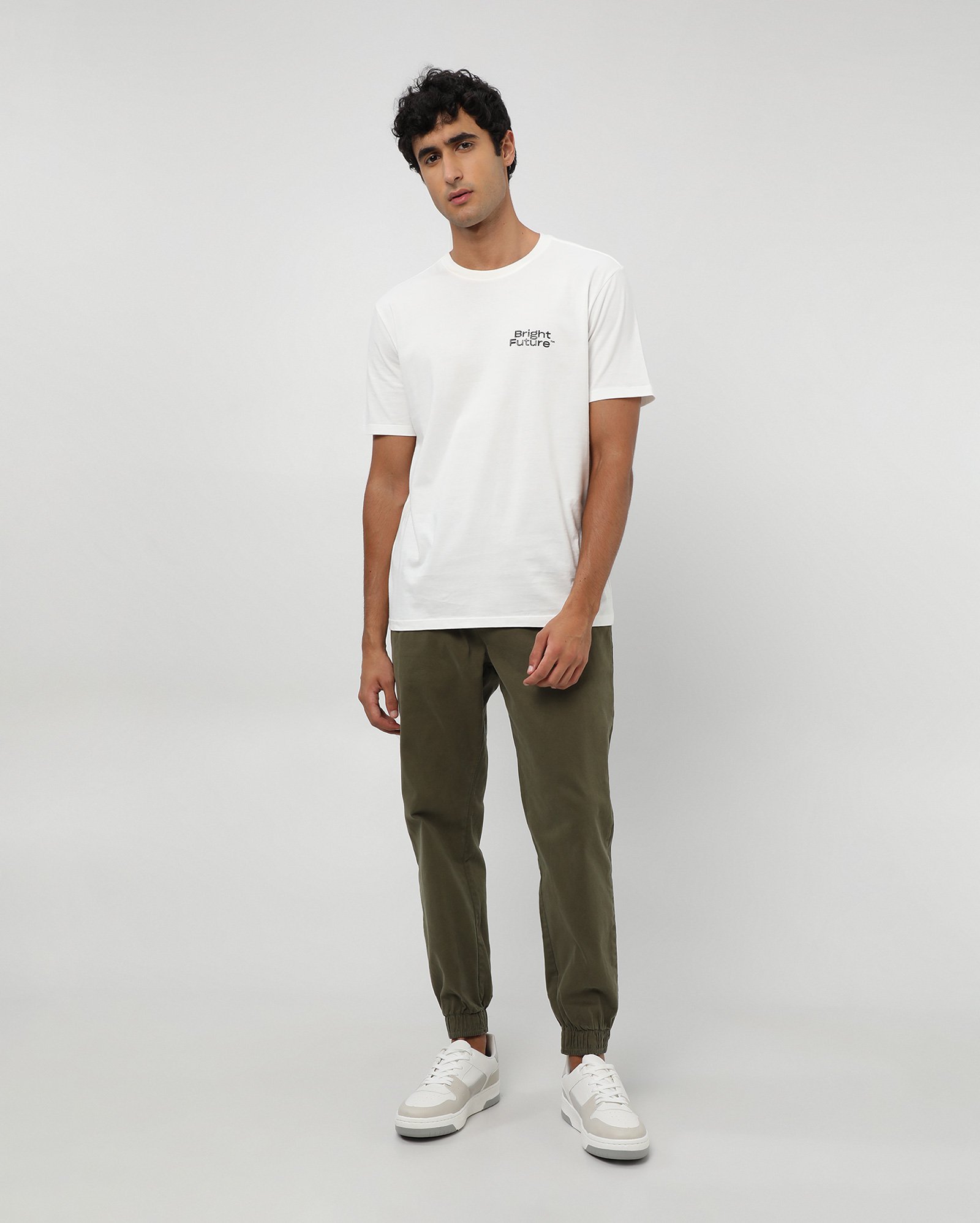 Calça sarja masculina Comfy jogger verde | Pool Jeans