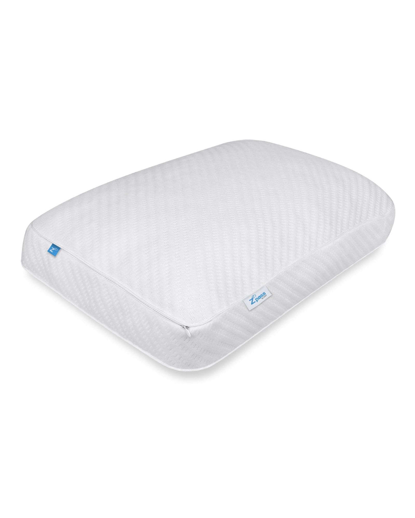 Riachuelo | Travesseiro retangular Blue Snow branco | Z Pass Sleep