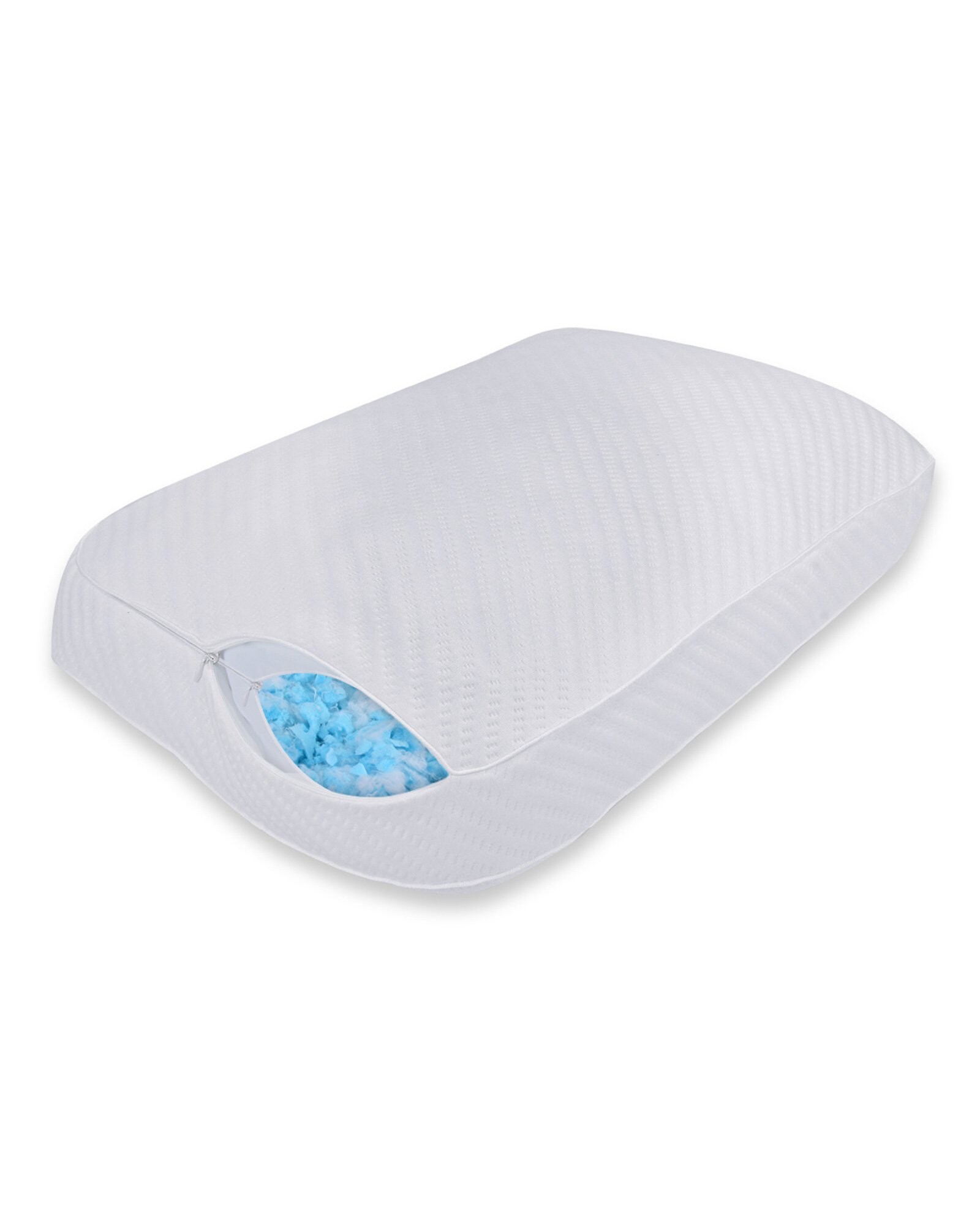 Riachuelo | Travesseiro retangular Blue Snow branco | Z Pass Sleep