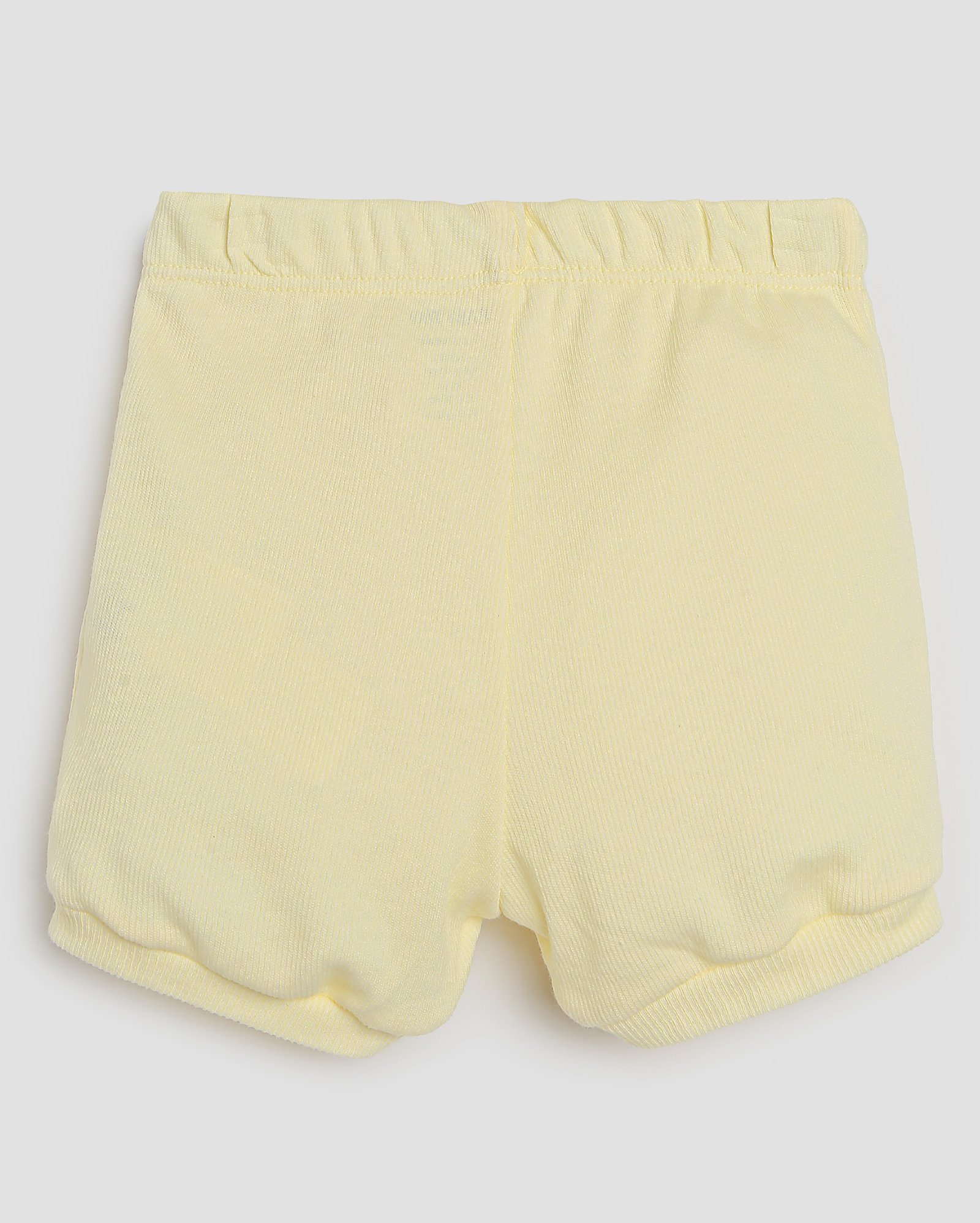 Short bebê cós de elástico - Amarelo Pastel | Baby Way by Riachuelo