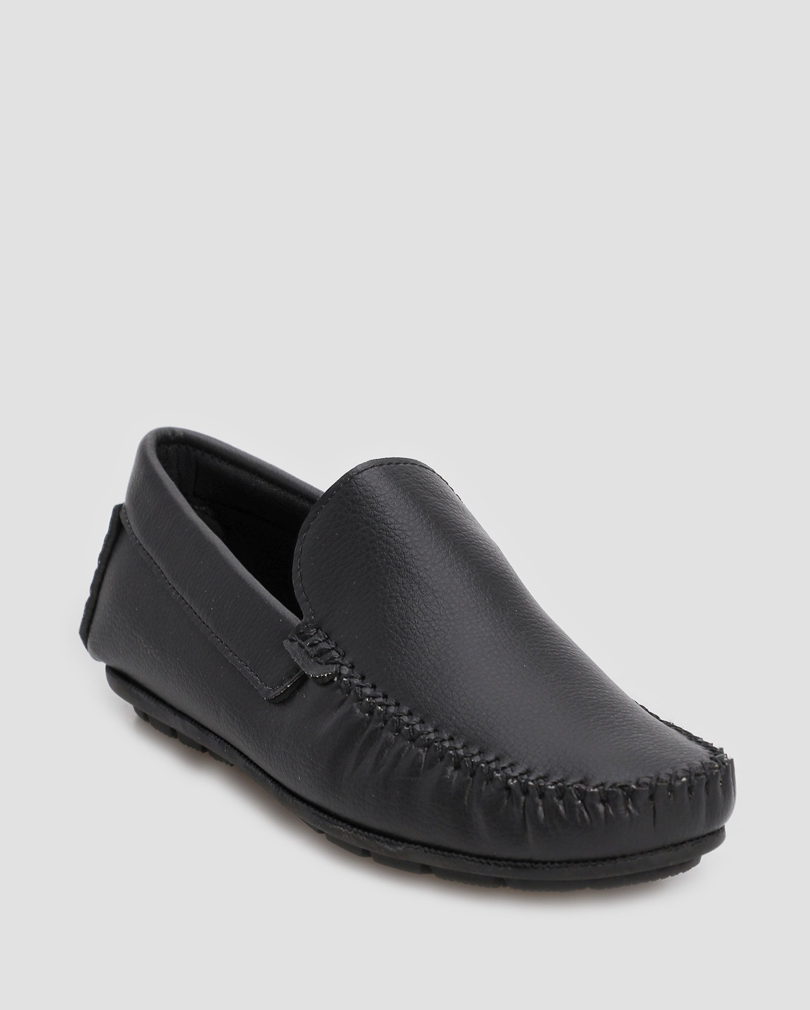 Sapato masculino dockside com pespontos preto | Riachuelo
