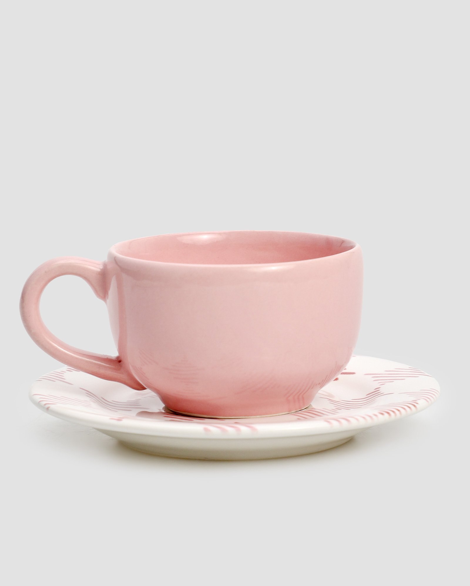 食器 rosa Aparelho de Jantar Jogo de Pratos 16 Peças Completo Cerâmica