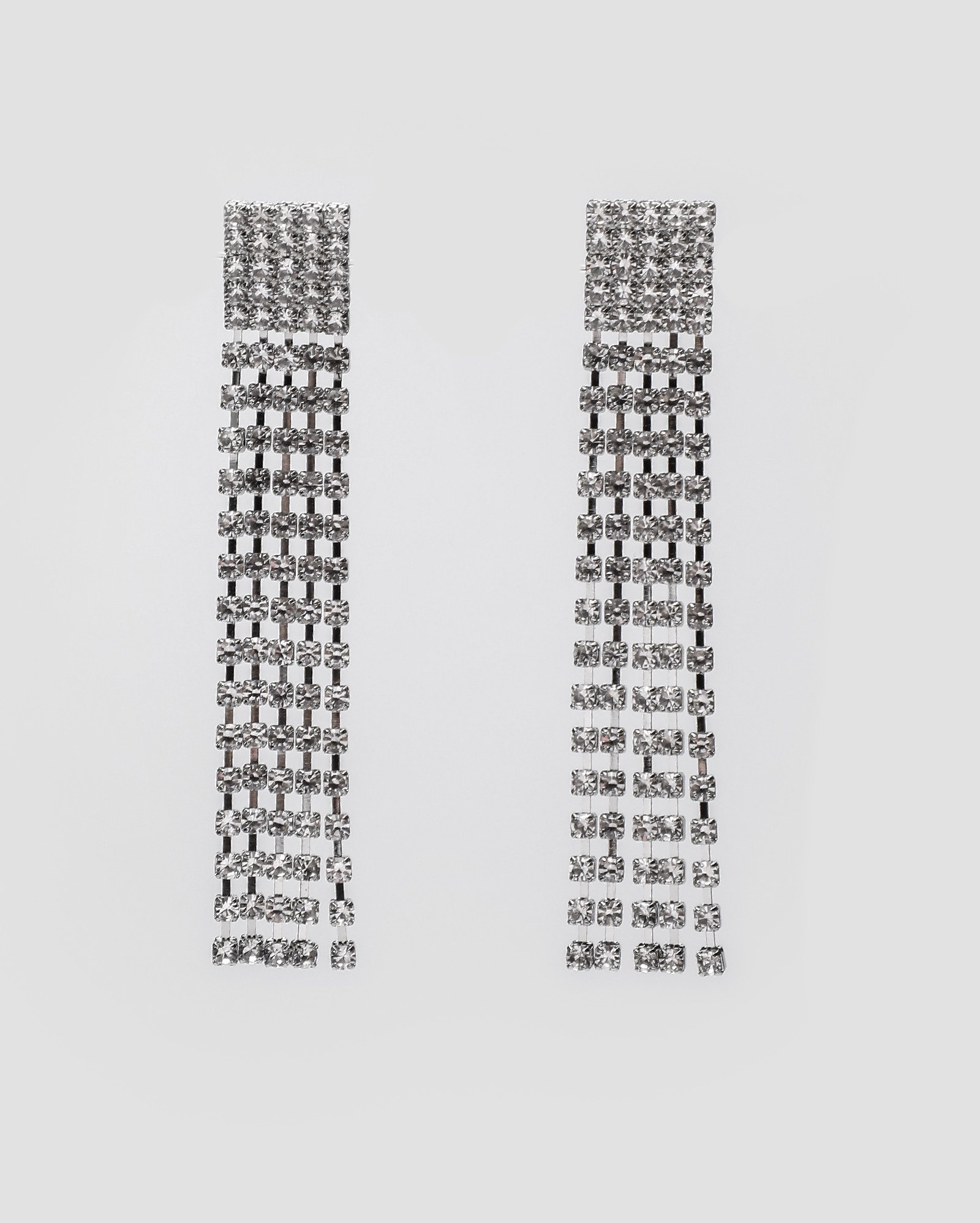 Brinco feminino cascata com pedrarias prata | Accessori by Riachuelo