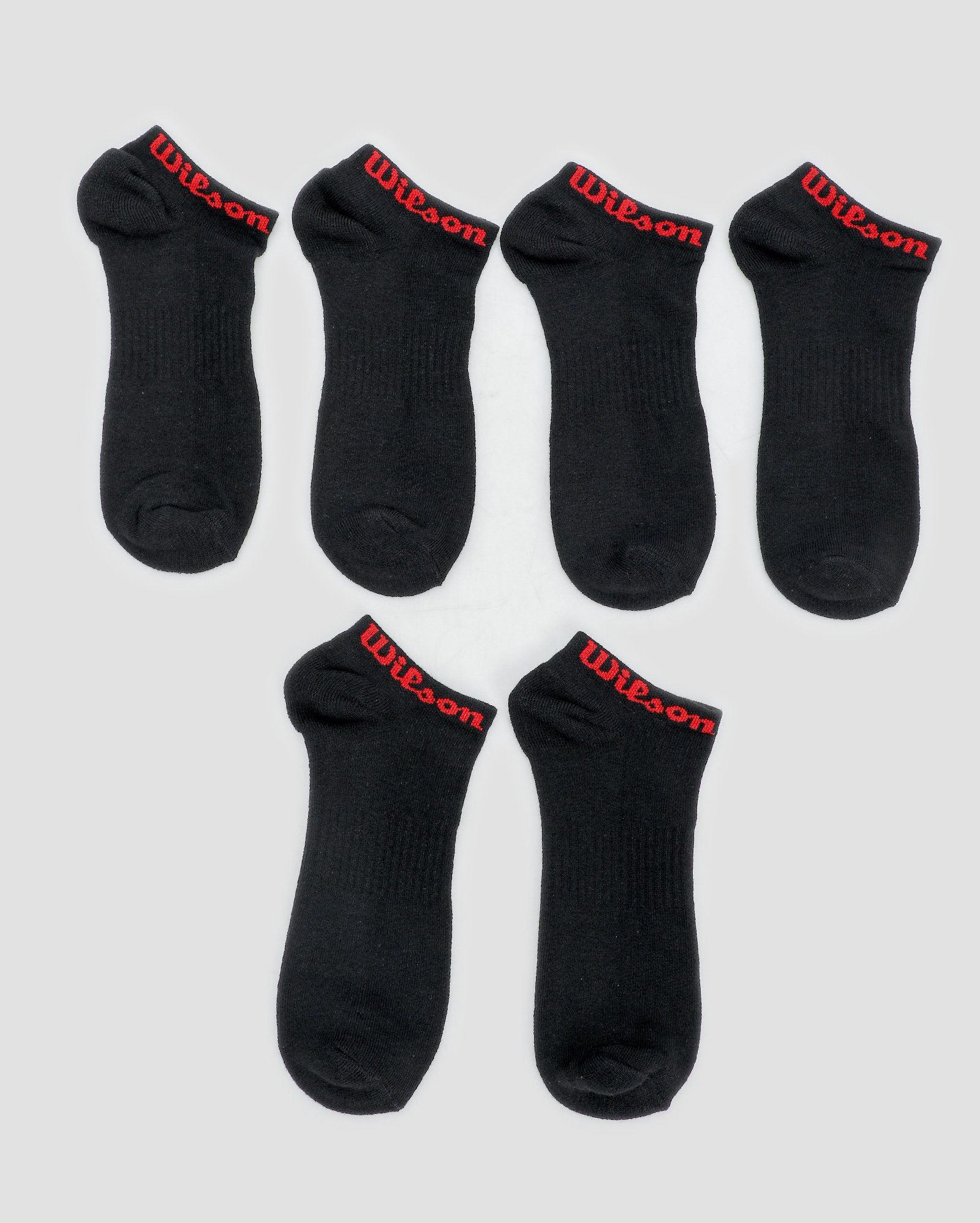 Kit meia masculina 3 peças lettering preto | Wilson