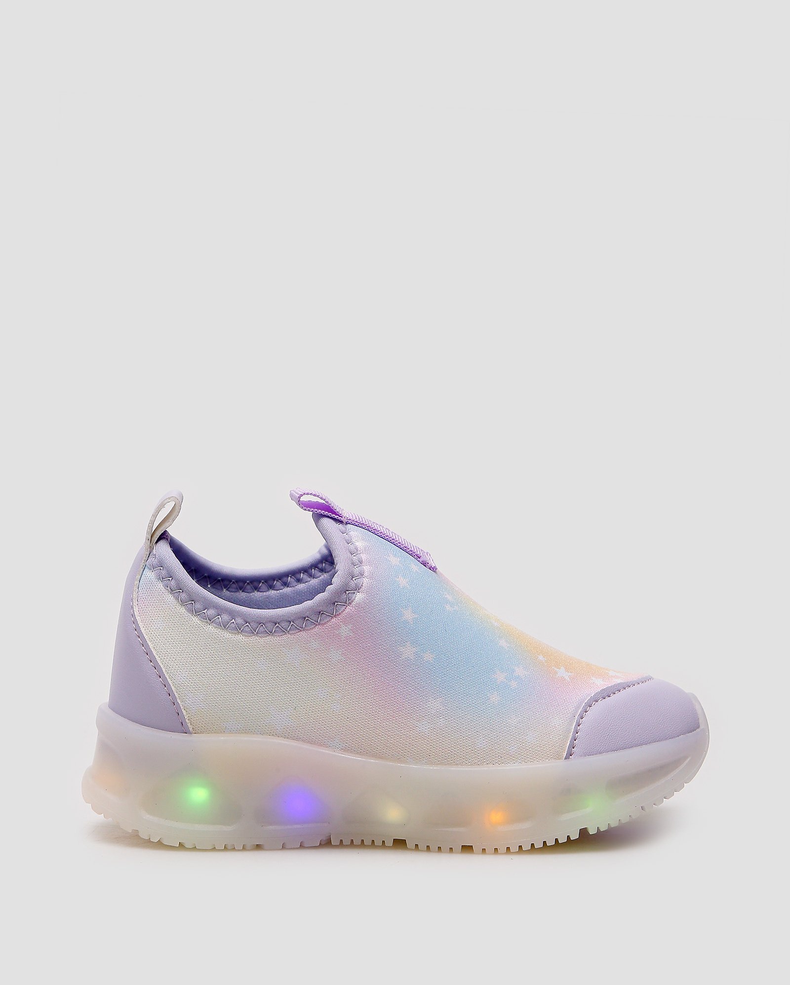 Tênis infantil estrelas LED brilhante multicor | Riachuelo