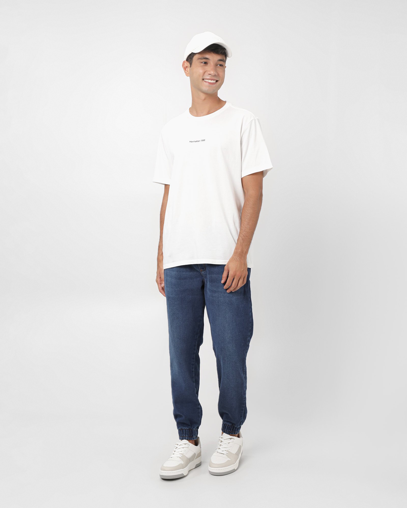 Calça jeans masculina Comfy jogger denim escuro | Pool Jeans